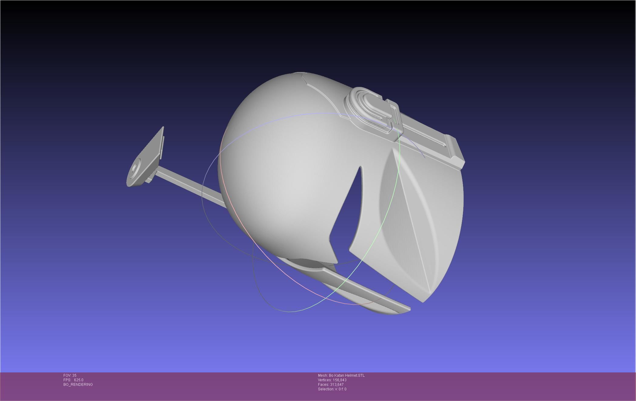 Star Wars The Mandalorian Bo-Katan Helmet Printable Model 3D print model_138