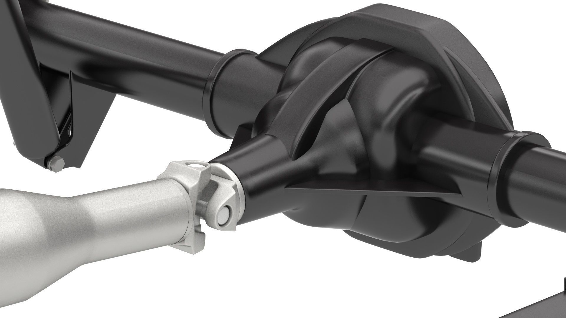 HEAVY DUTY AXLE AND DRIVESHAFT 3D model_4