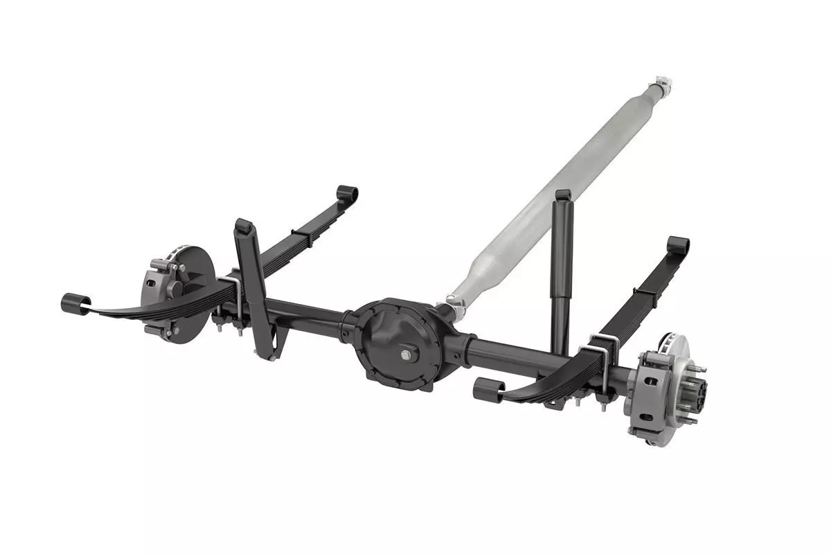 HEAVY DUTY AXLE AND DRIVESHAFT 3D model_0