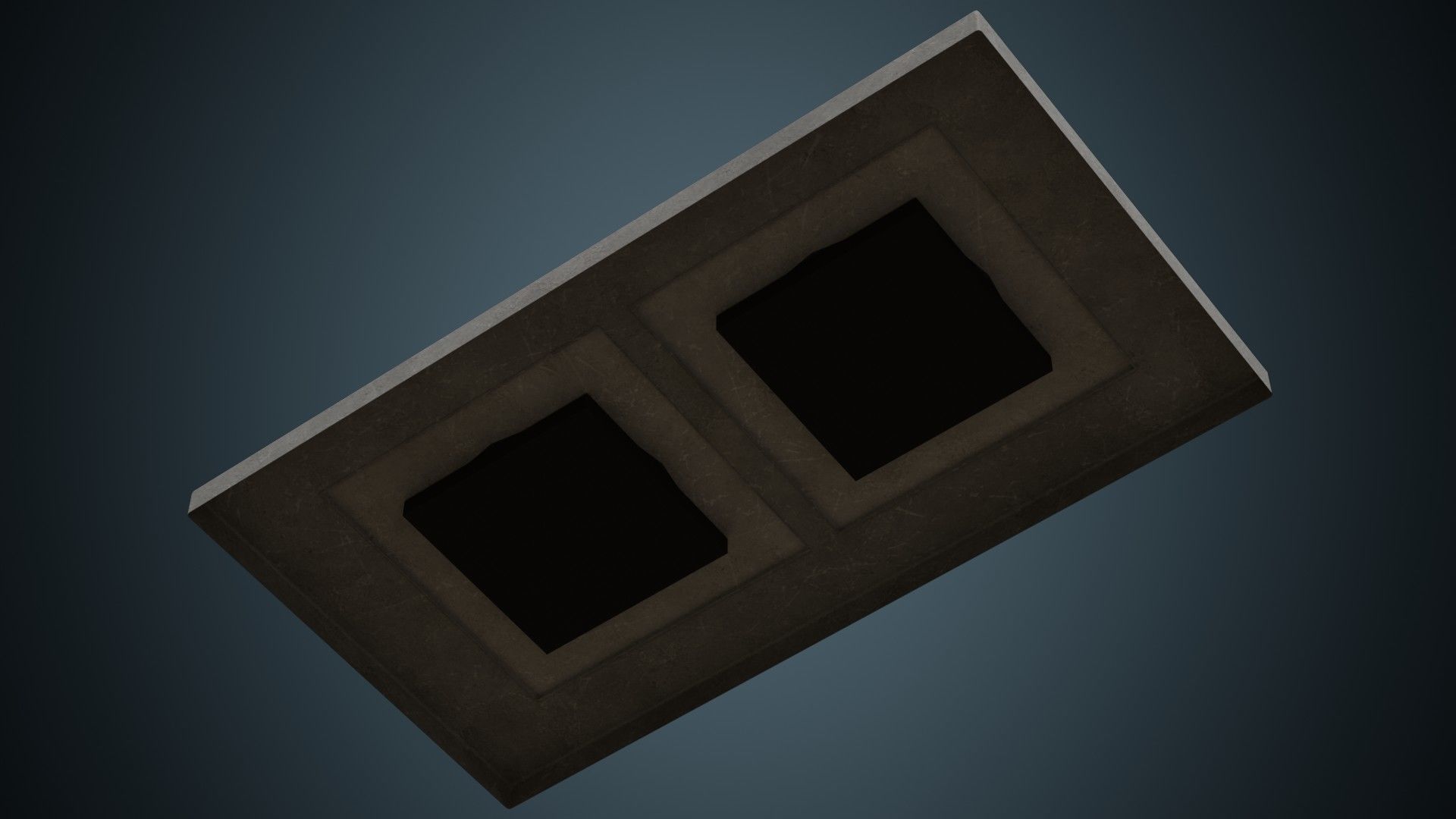 Manhole 2A Low-poly 3D model_4