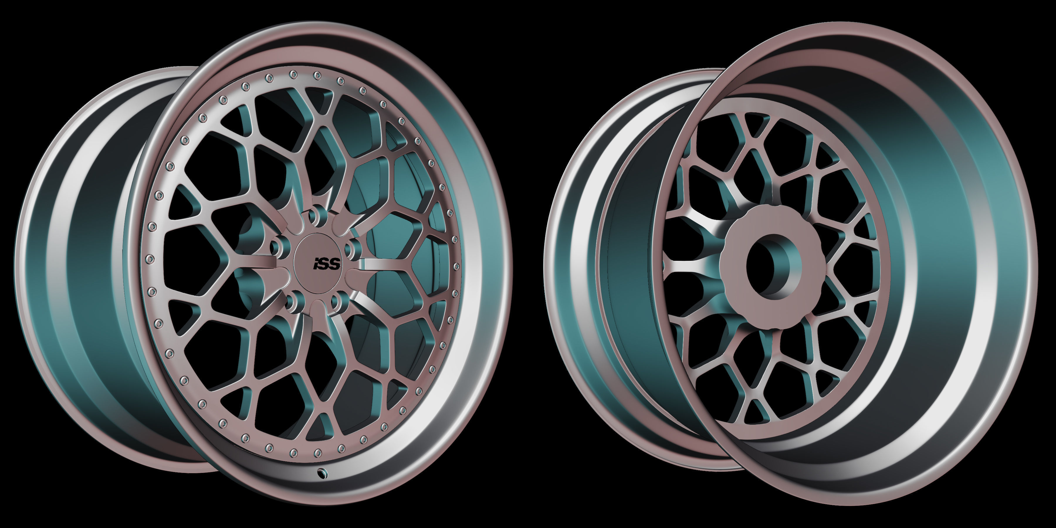 ISS forged snowflake spec B 3D model_1