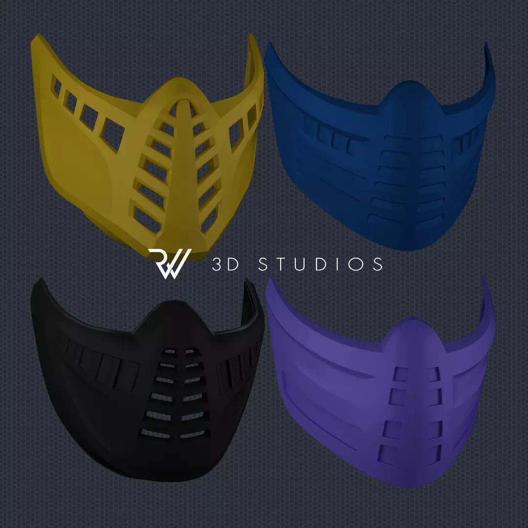 MK11 Ninja Klassic Mask Pack - STL File 3D print model