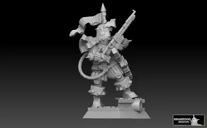 Techno Knight 3D print model