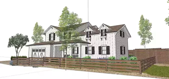 Nobility-History-Castle-Villa-023 house with fence in front yard