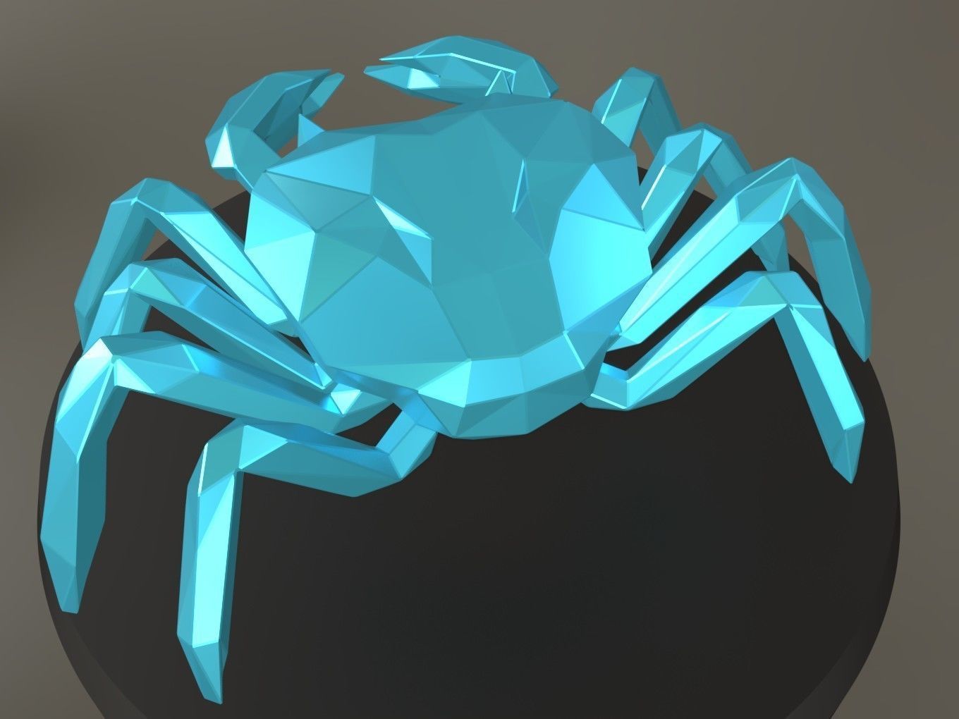 Poly Crab 3D print model_7