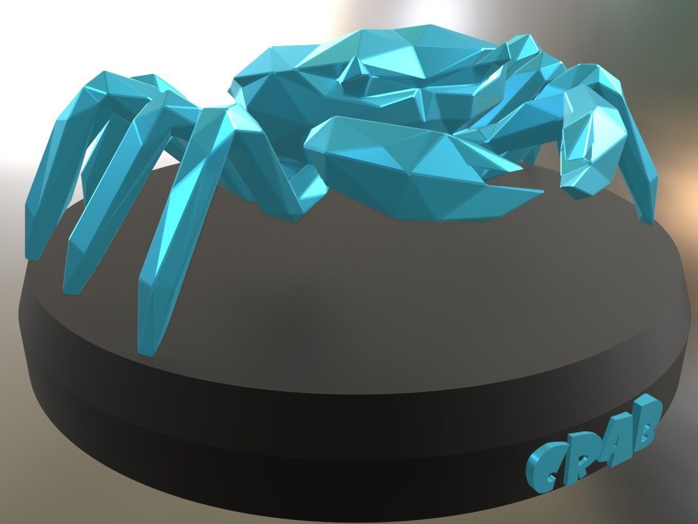 Poly Crab 3D print model_1