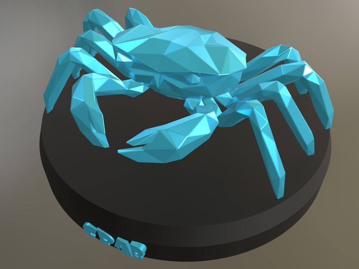 Poly Crab 3D print model_4
