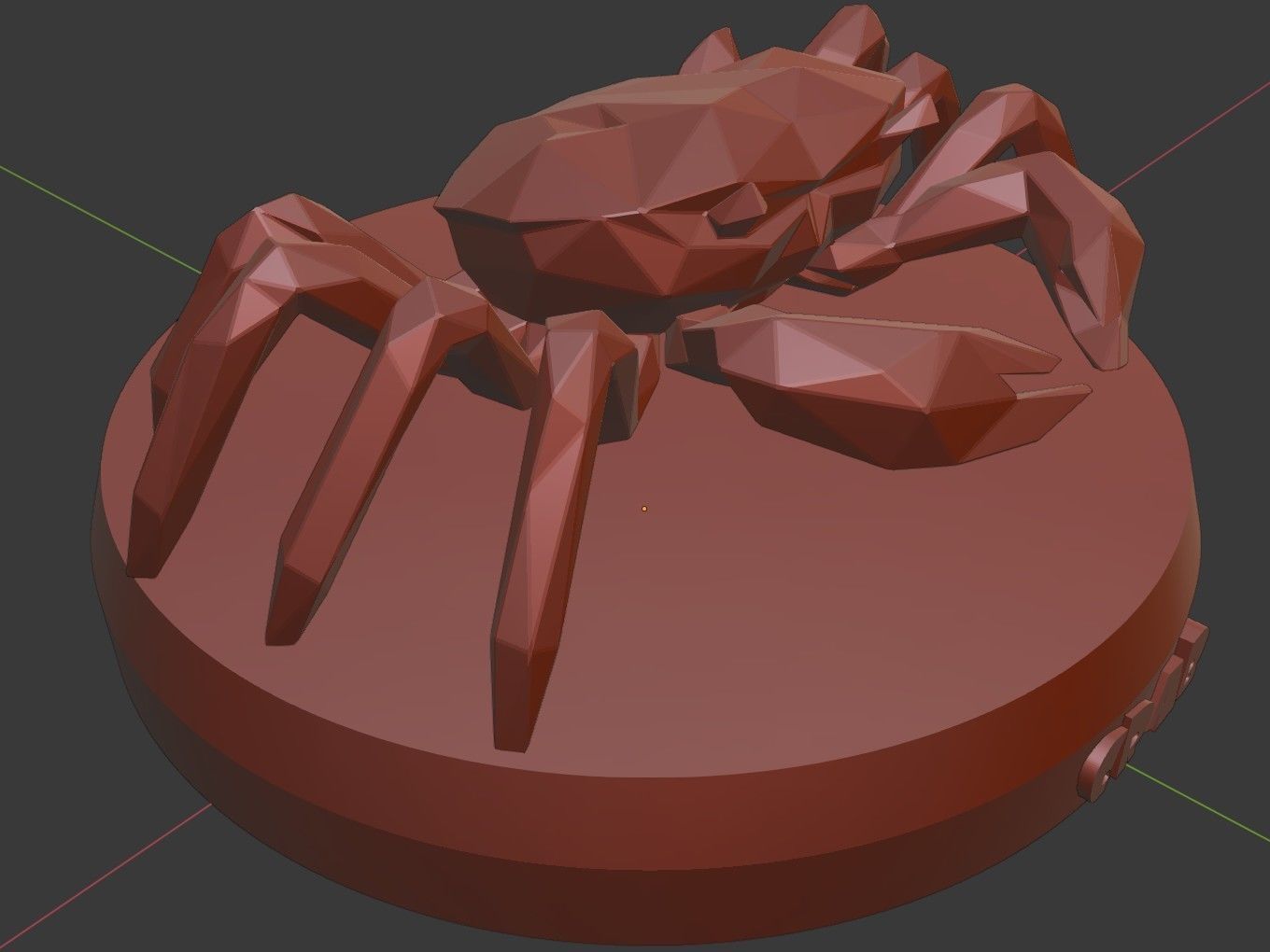 Poly Crab 3D print model_13