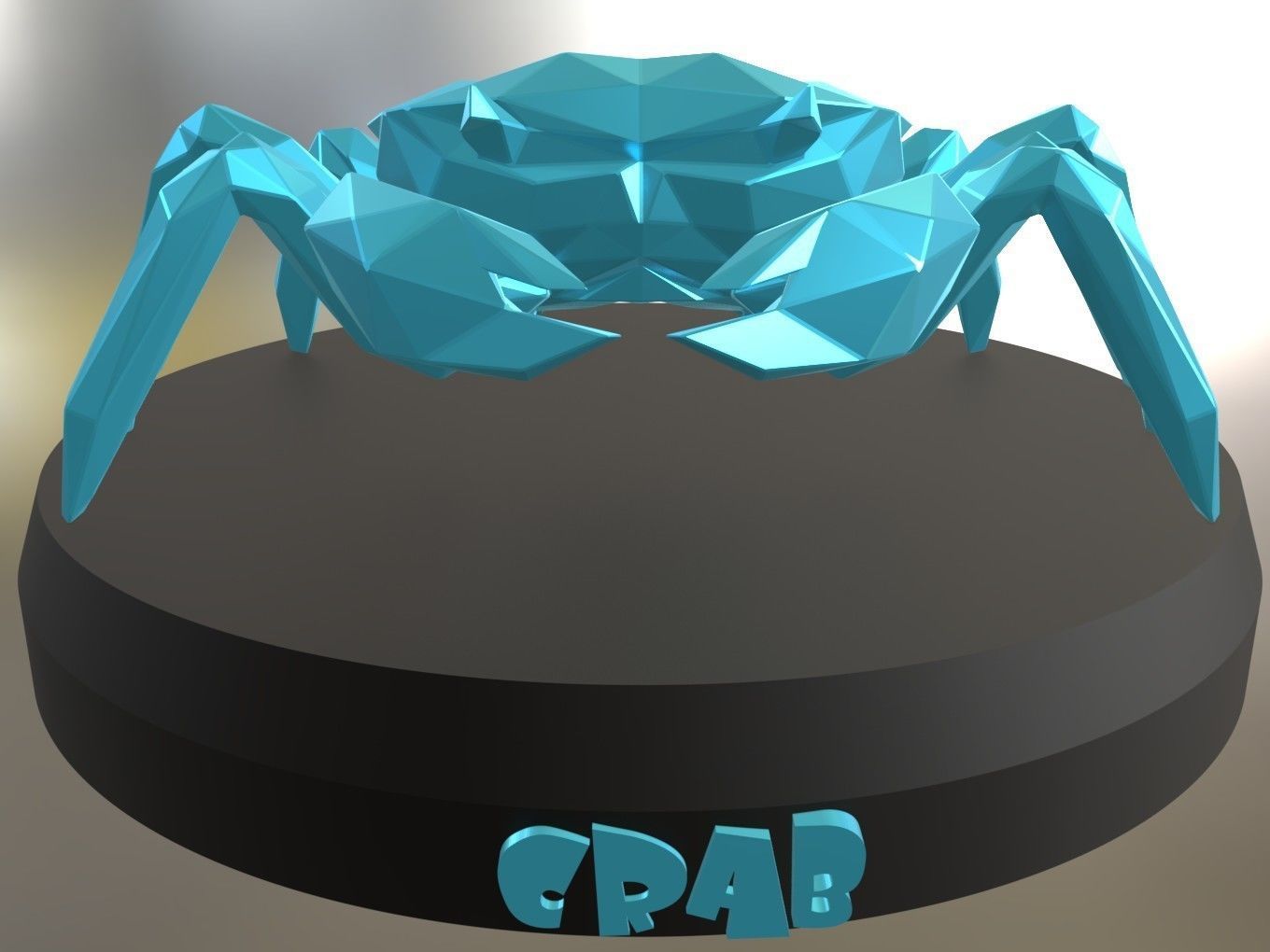 Poly Crab 3D print model_2