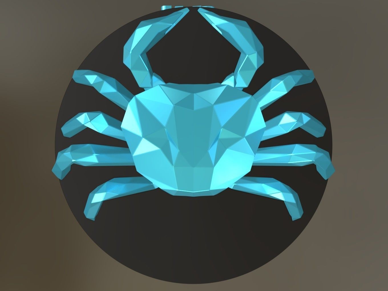 Poly Crab 3D print model_8