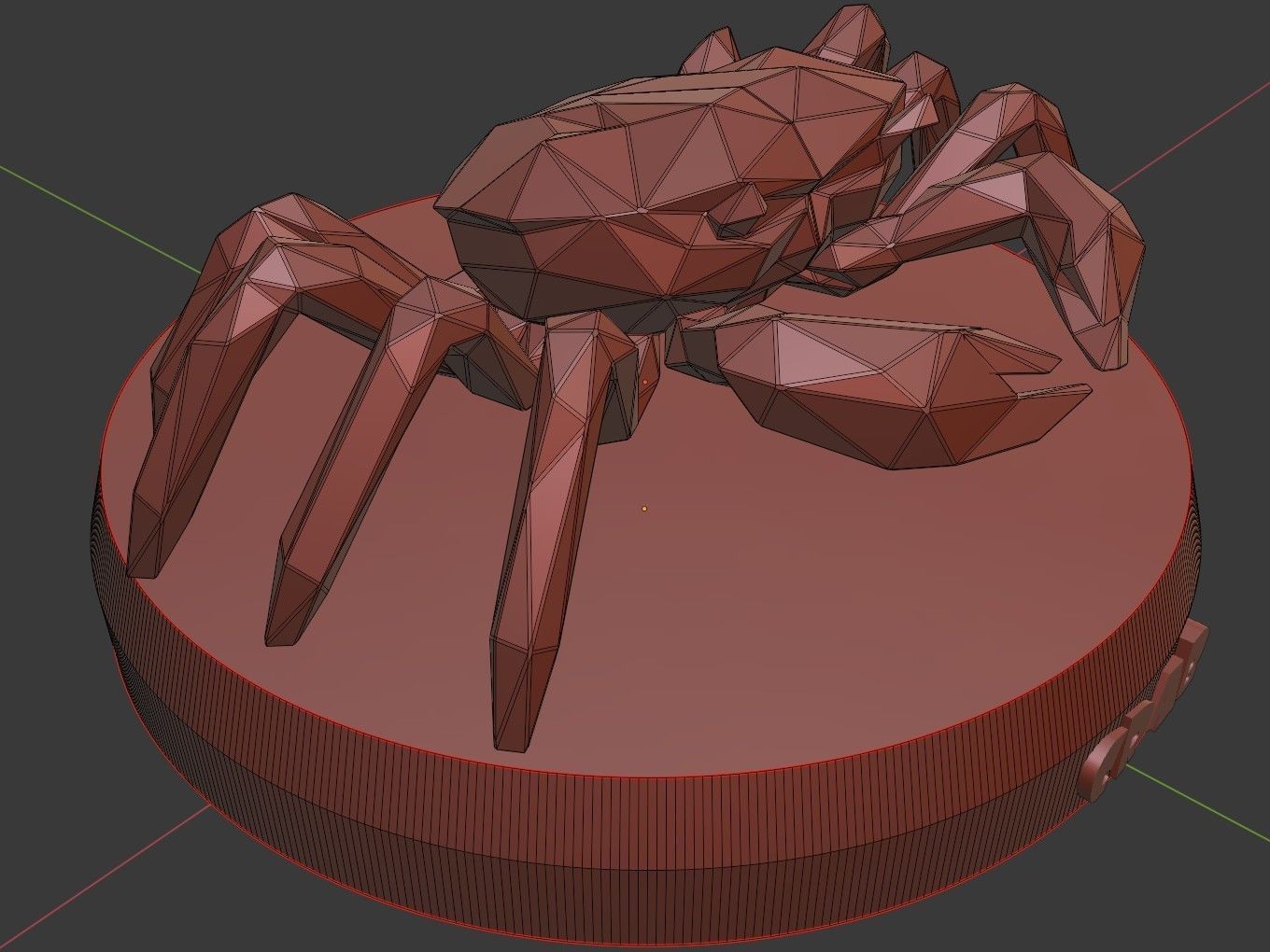 Poly Crab 3D print model_14
