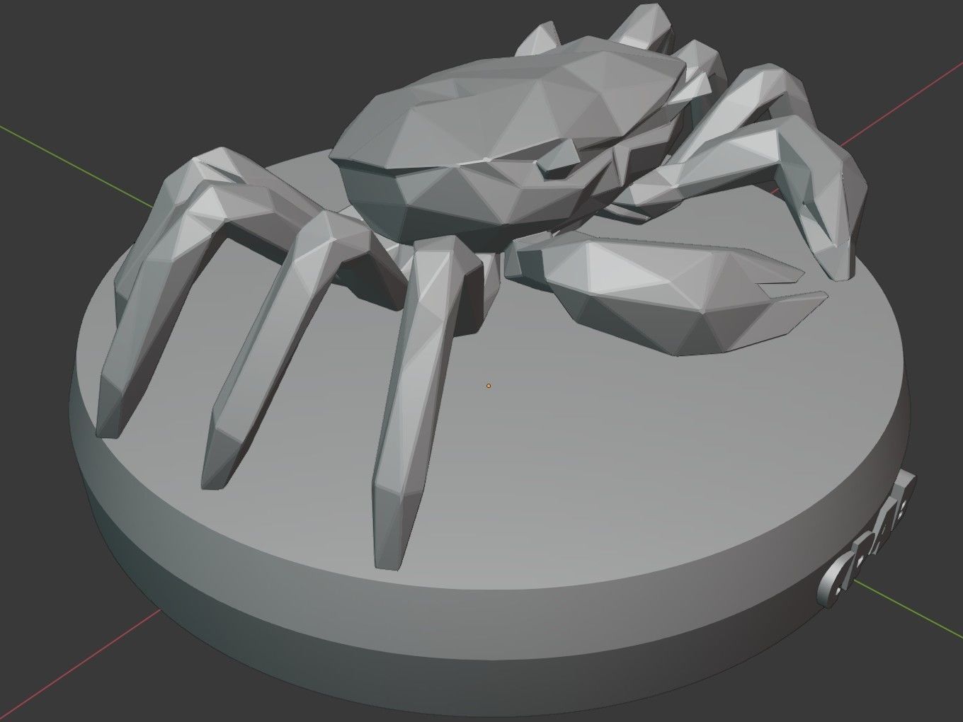 Poly Crab 3D print model_12