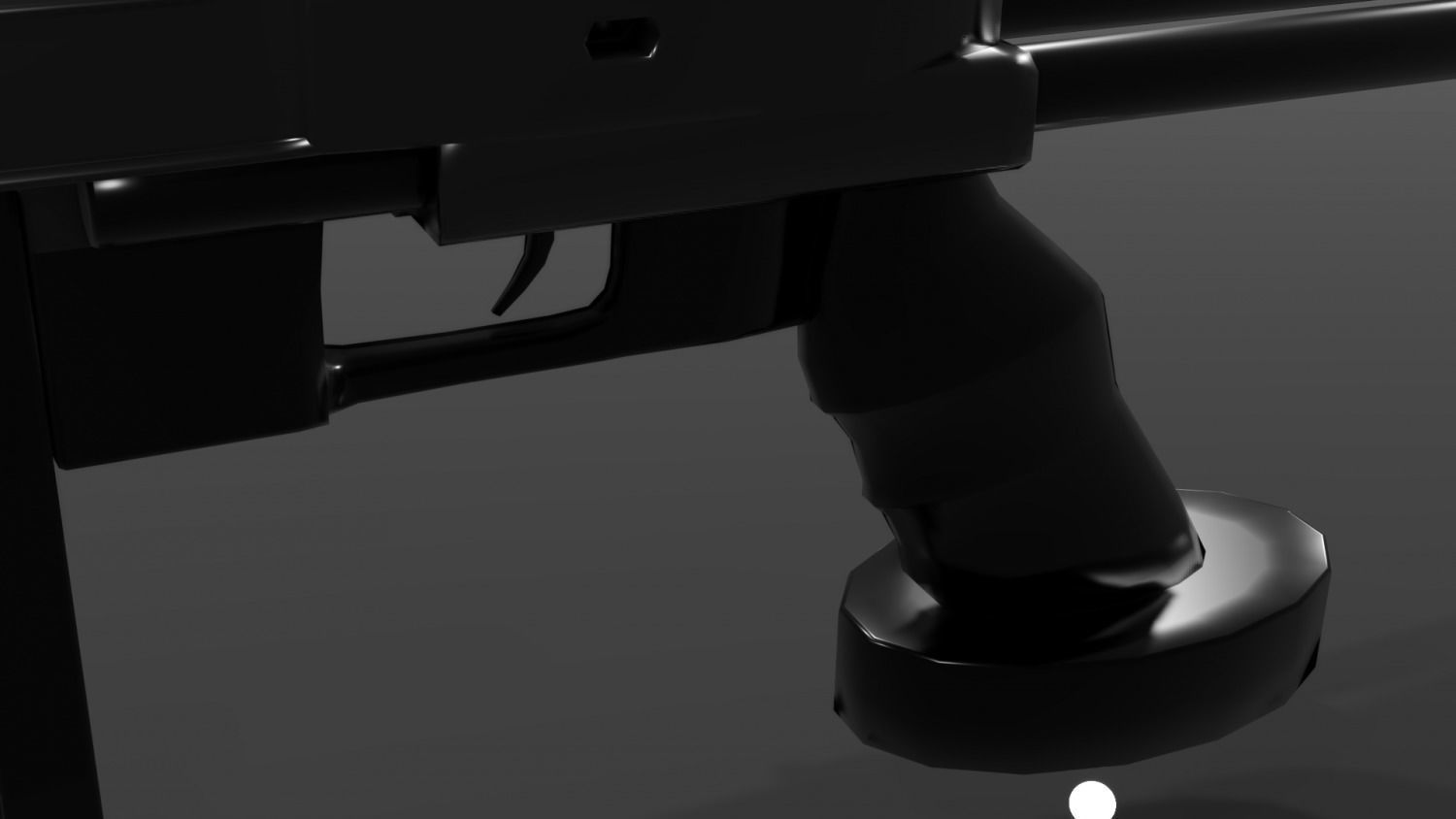 CheyTac M200 Intervention Sniper Rifle Low-poly 3D model_6