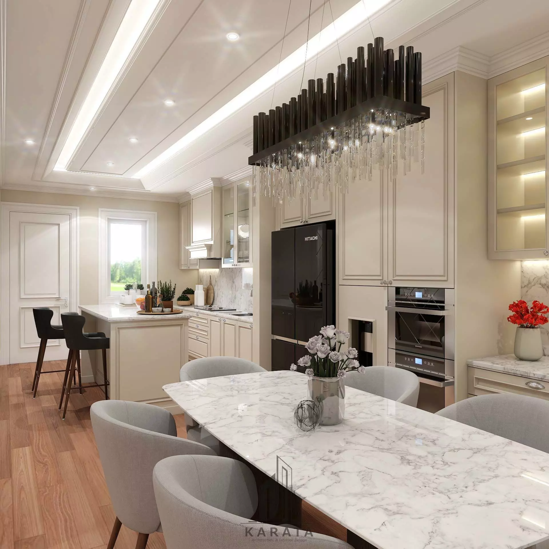 Design Kitchen Set Classic Low-poly 3D model