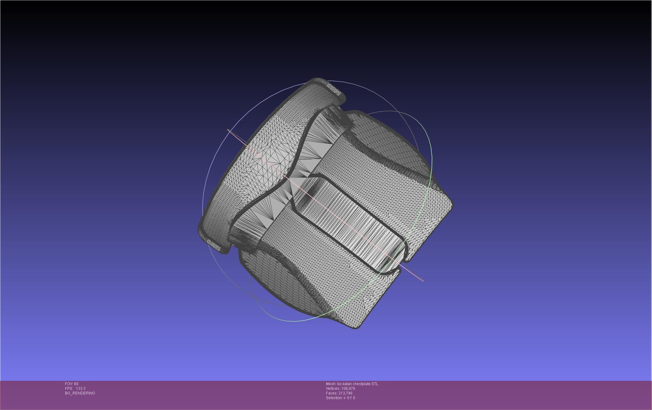 Star Wars The Mandalorian Bo-Katan Chestplate Printable Model 3D print model_60