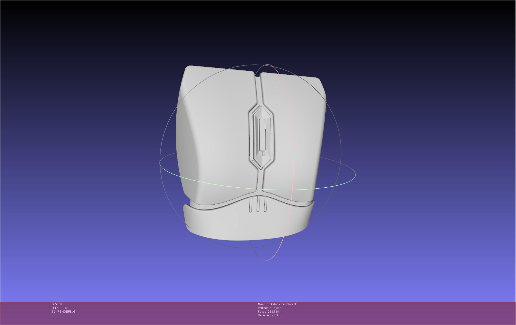 Star Wars The Mandalorian Bo-Katan Chestplate Printable Model 3D print model_13