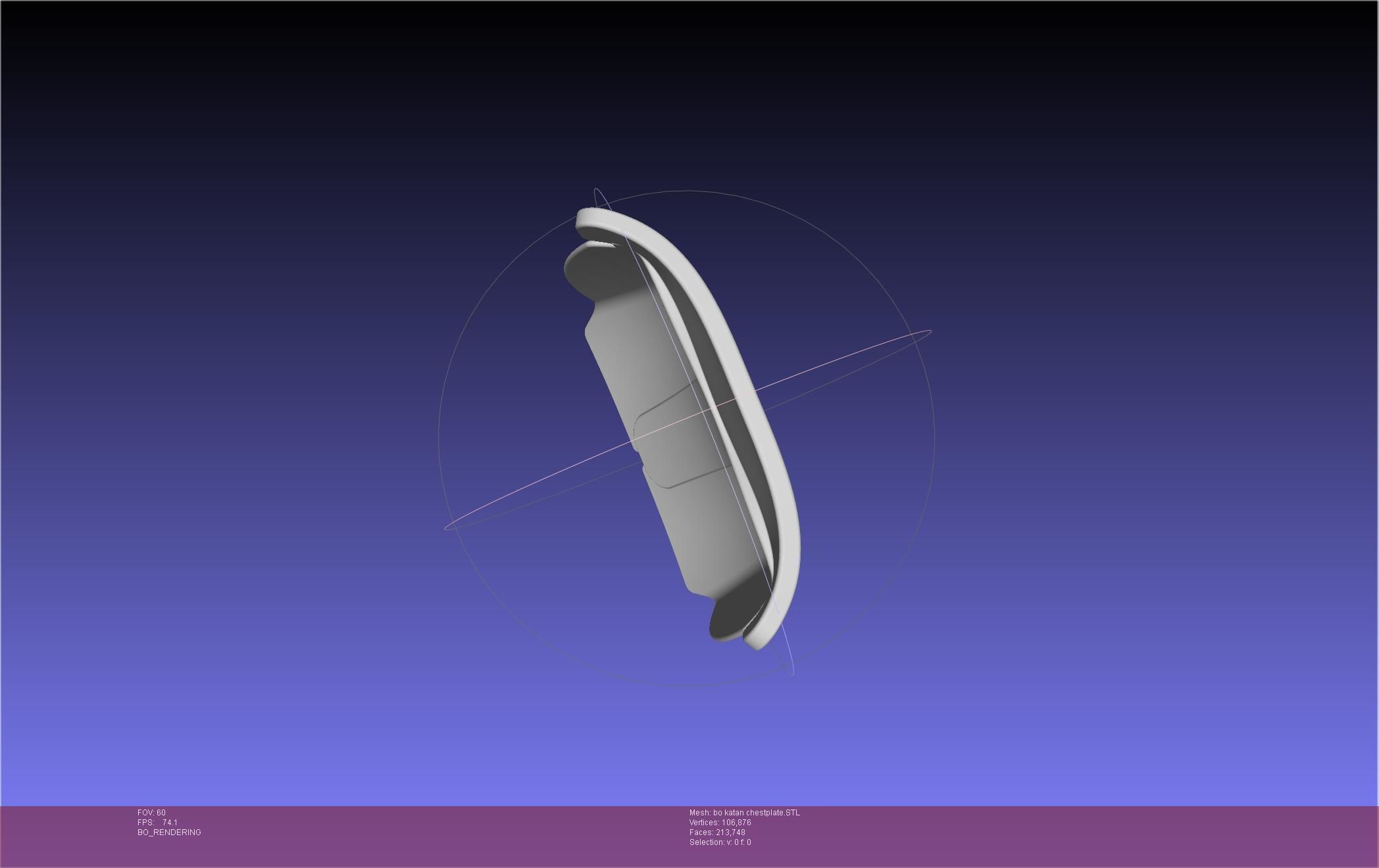 Star Wars The Mandalorian Bo-Katan Chestplate Printable Model 3D print model_30