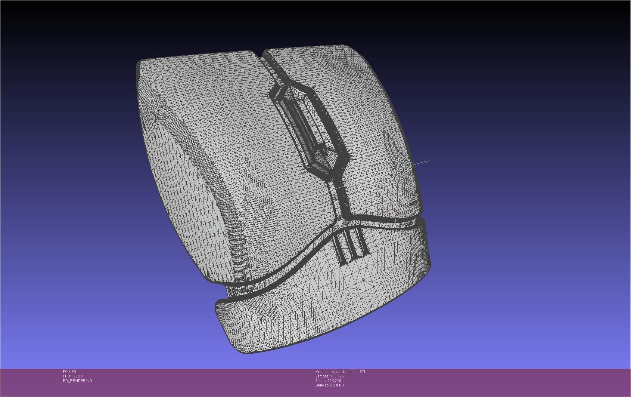 Star Wars The Mandalorian Bo-Katan Chestplate Printable Model 3D print model_62