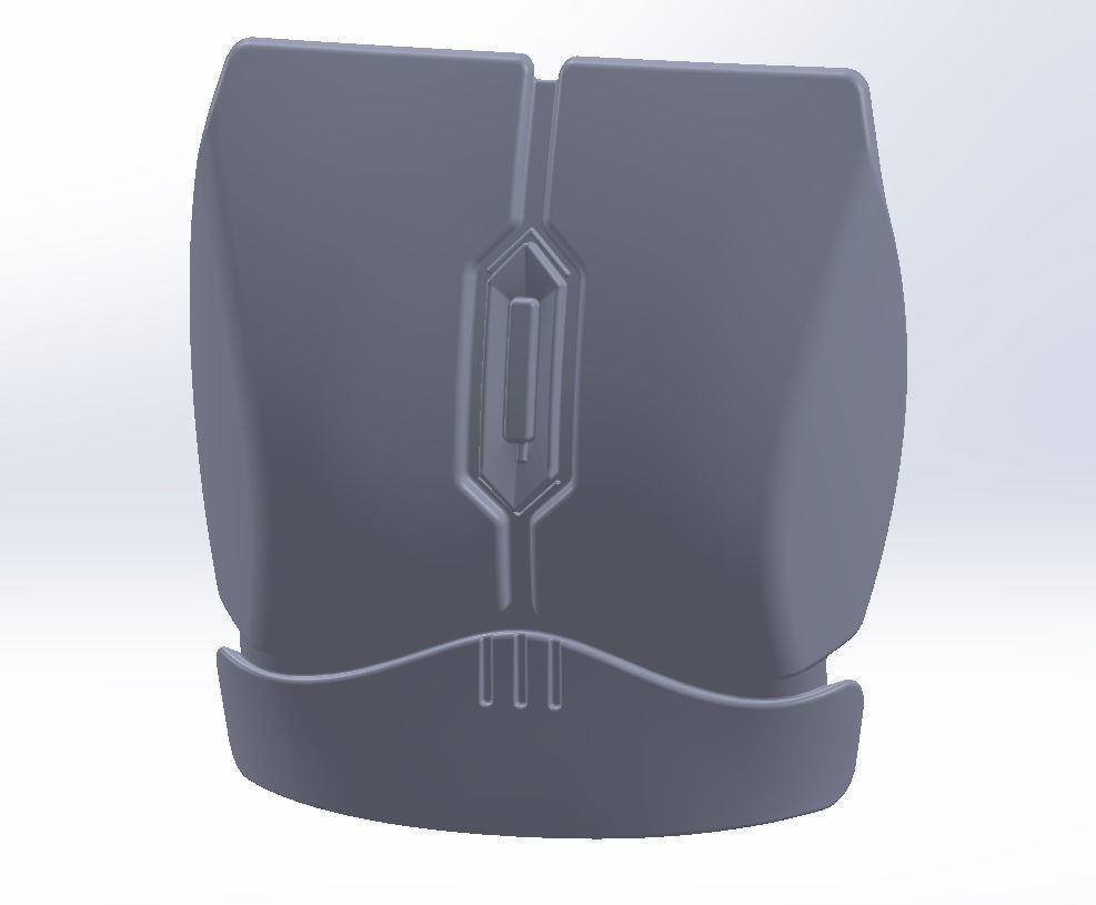 Star Wars The Mandalorian Bo-Katan Chestplate Printable Model 3D print model_6