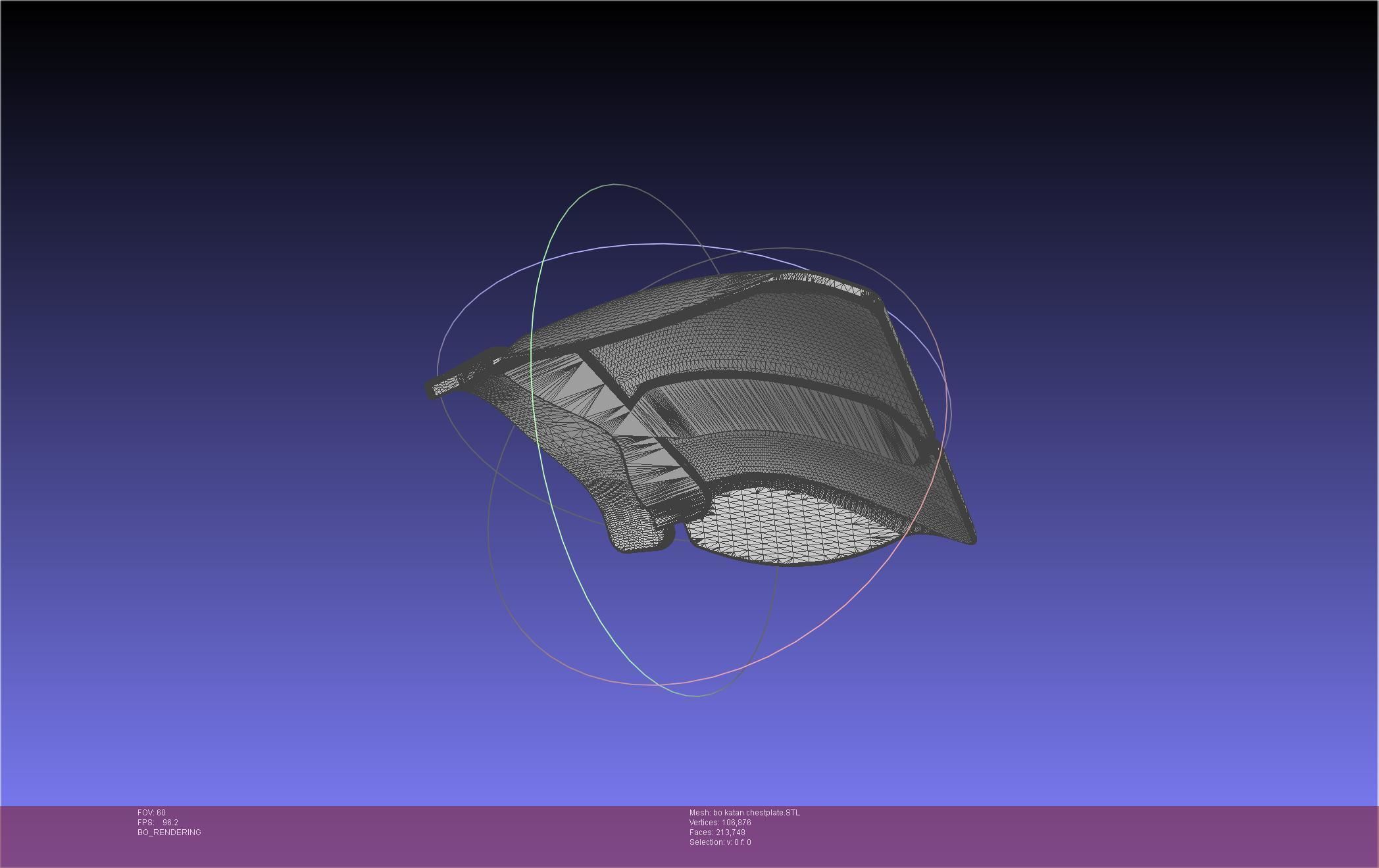 Star Wars The Mandalorian Bo-Katan Chestplate Printable Model 3D print model_61