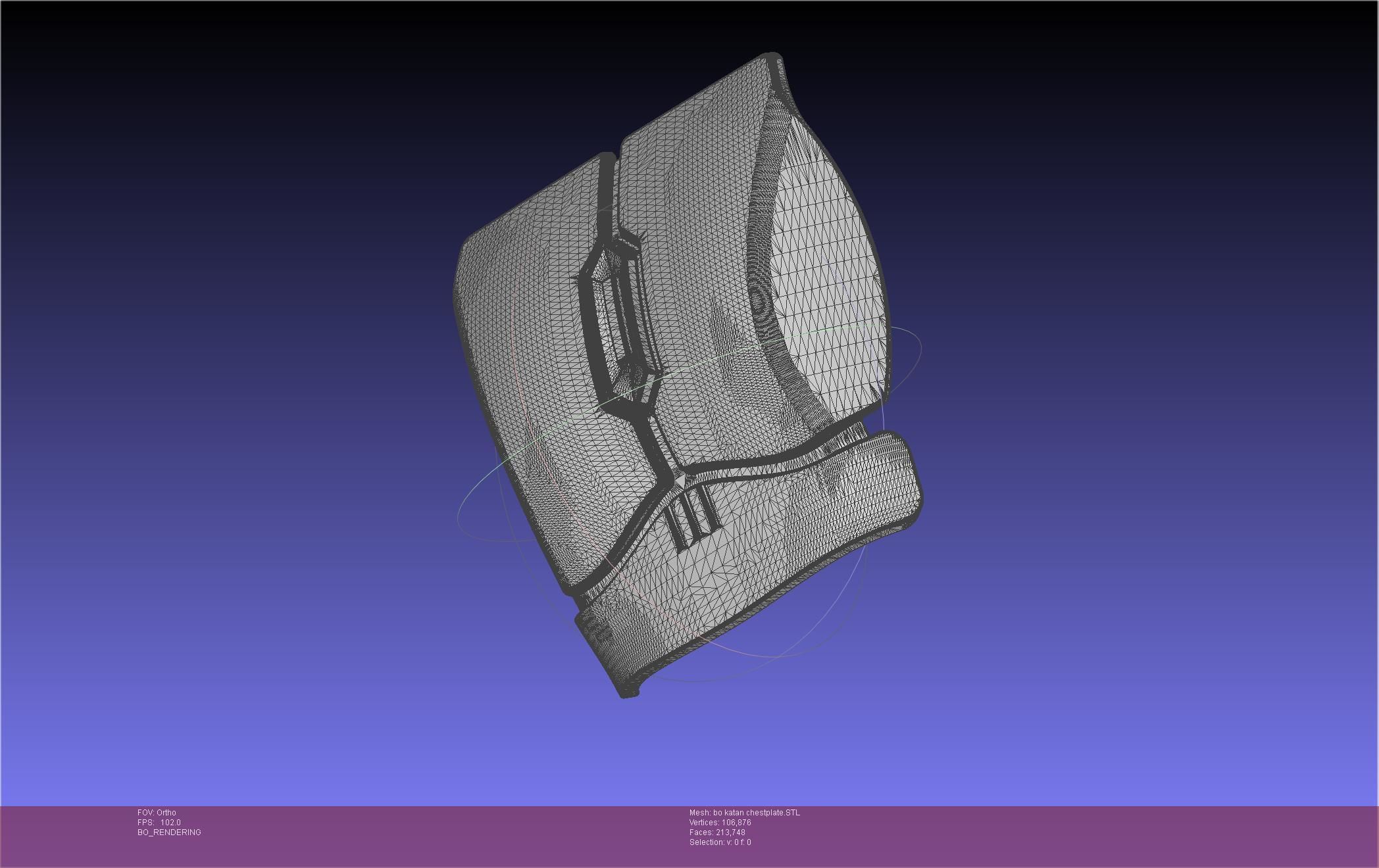 Star Wars The Mandalorian Bo-Katan Chestplate Printable Model 3D print model_72