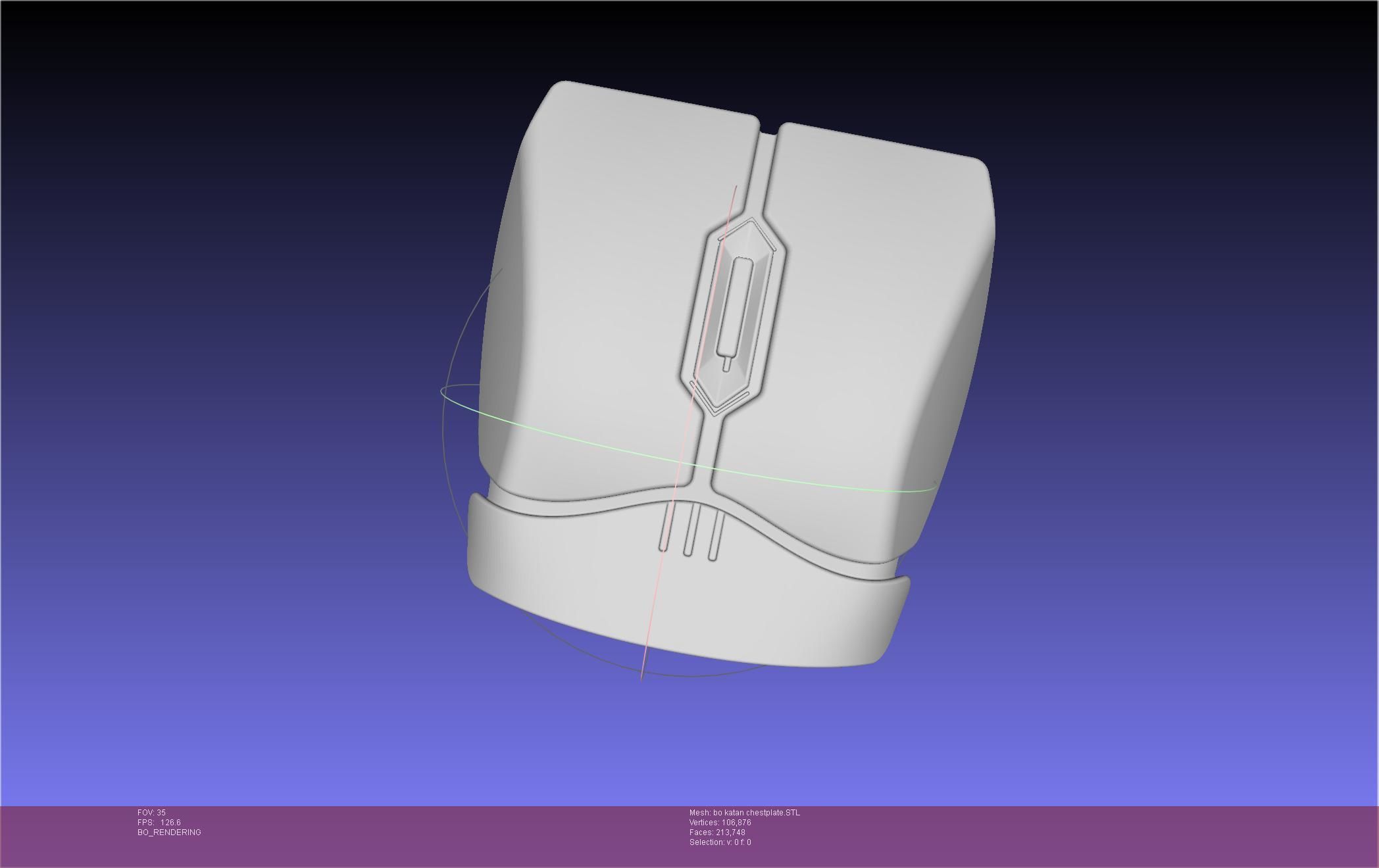 Star Wars The Mandalorian Bo-Katan Chestplate Printable Model 3D print model_119