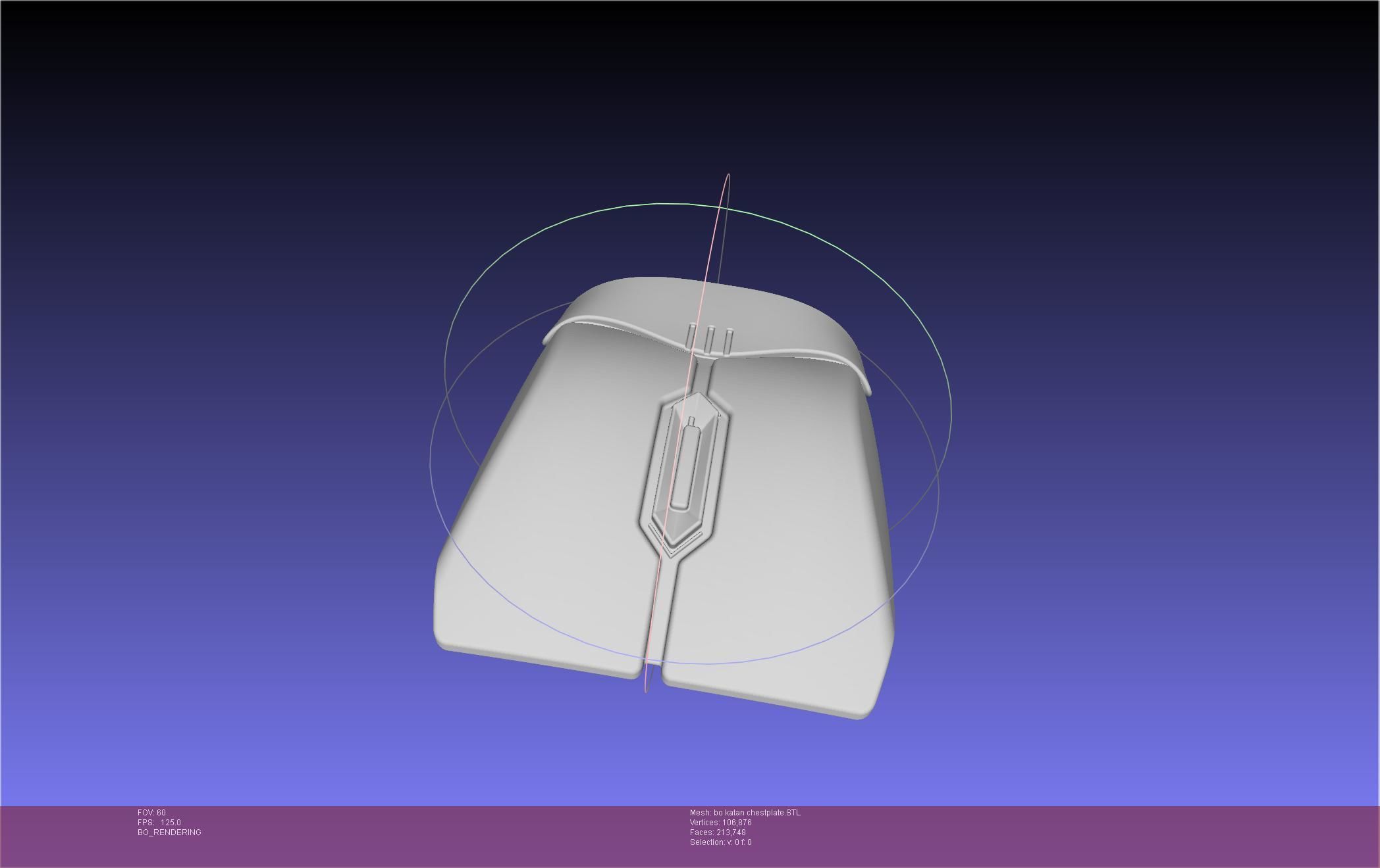 Star Wars The Mandalorian Bo-Katan Chestplate Printable Model 3D print model_25