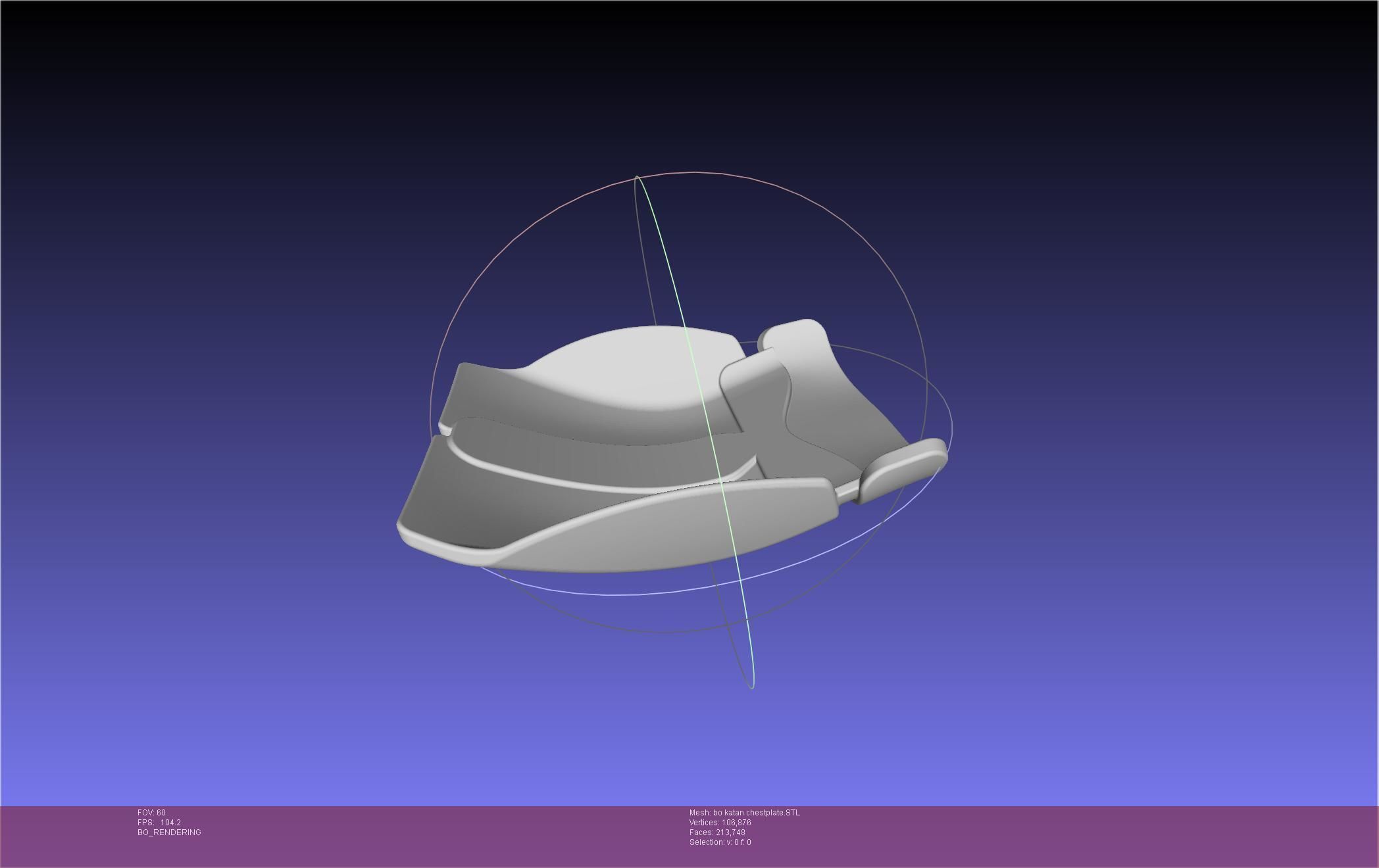 Star Wars The Mandalorian Bo-Katan Chestplate Printable Model 3D print model_3