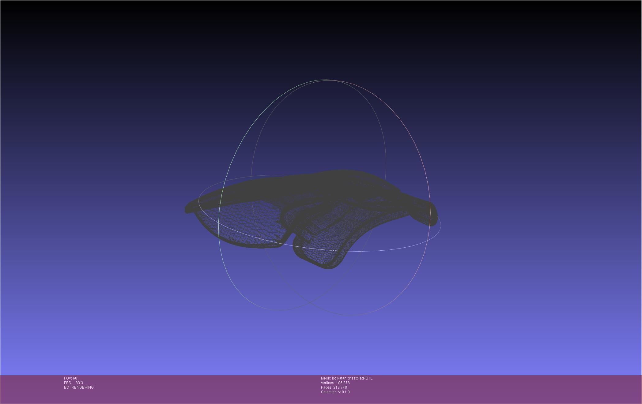 Star Wars The Mandalorian Bo-Katan Chestplate Printable Model 3D print model_38