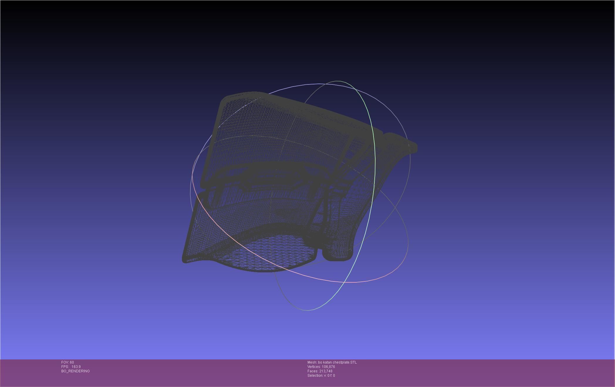 Star Wars The Mandalorian Bo-Katan Chestplate Printable Model 3D print model_42