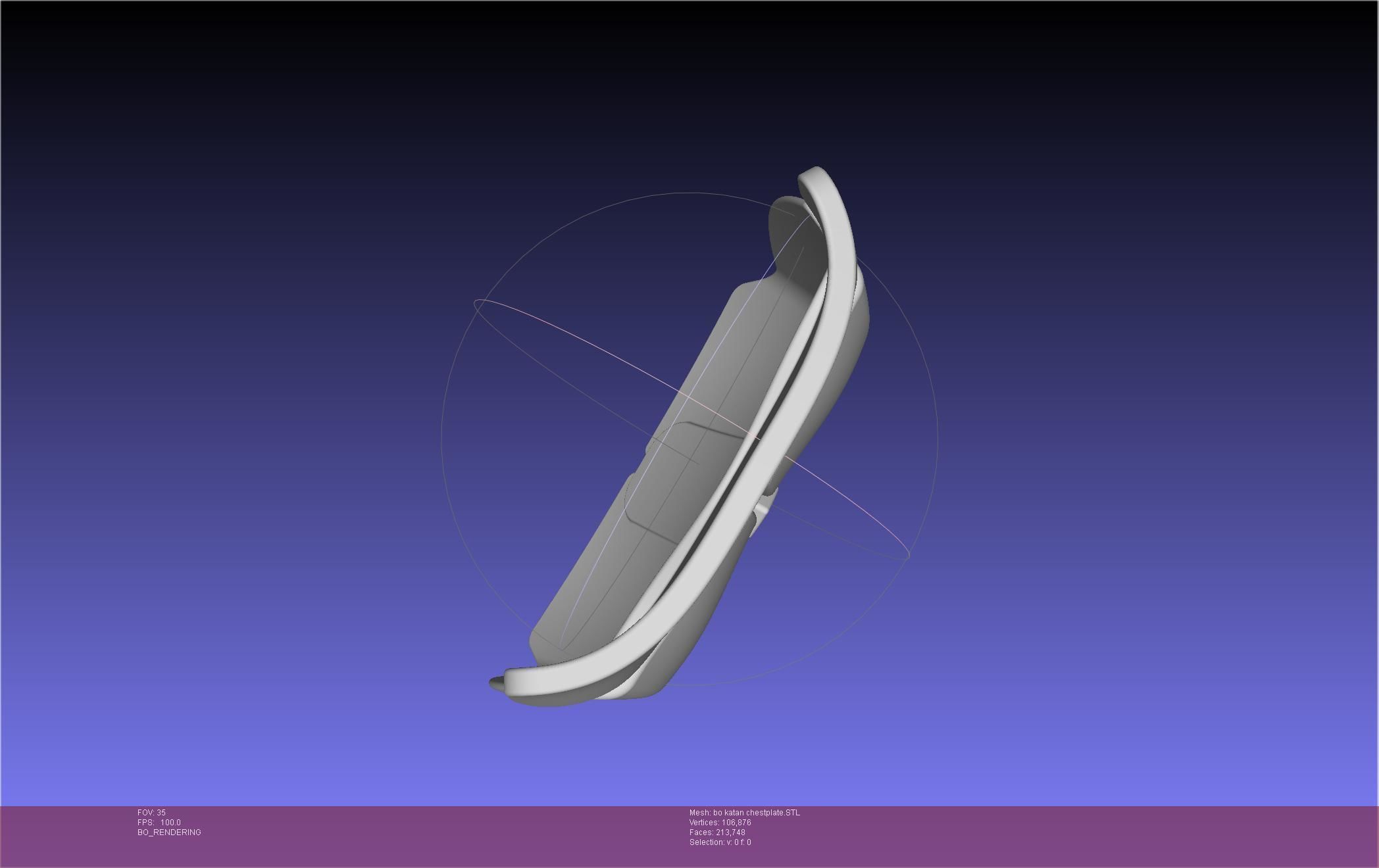 Star Wars The Mandalorian Bo-Katan Chestplate Printable Model 3D print model_91