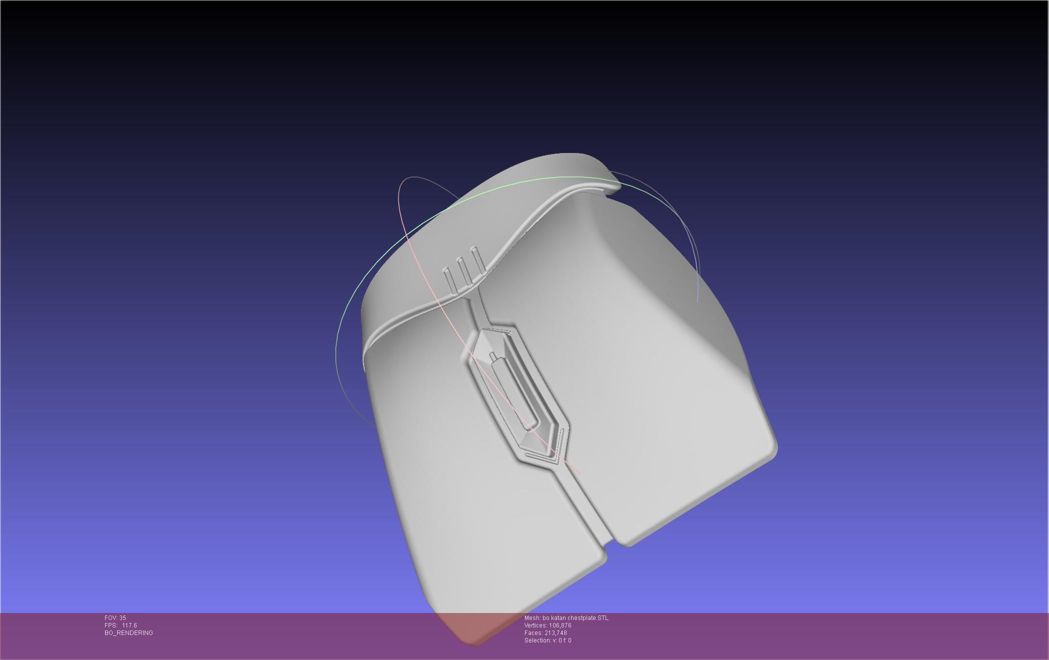 Star Wars The Mandalorian Bo-Katan Chestplate Printable Model 3D print model_116