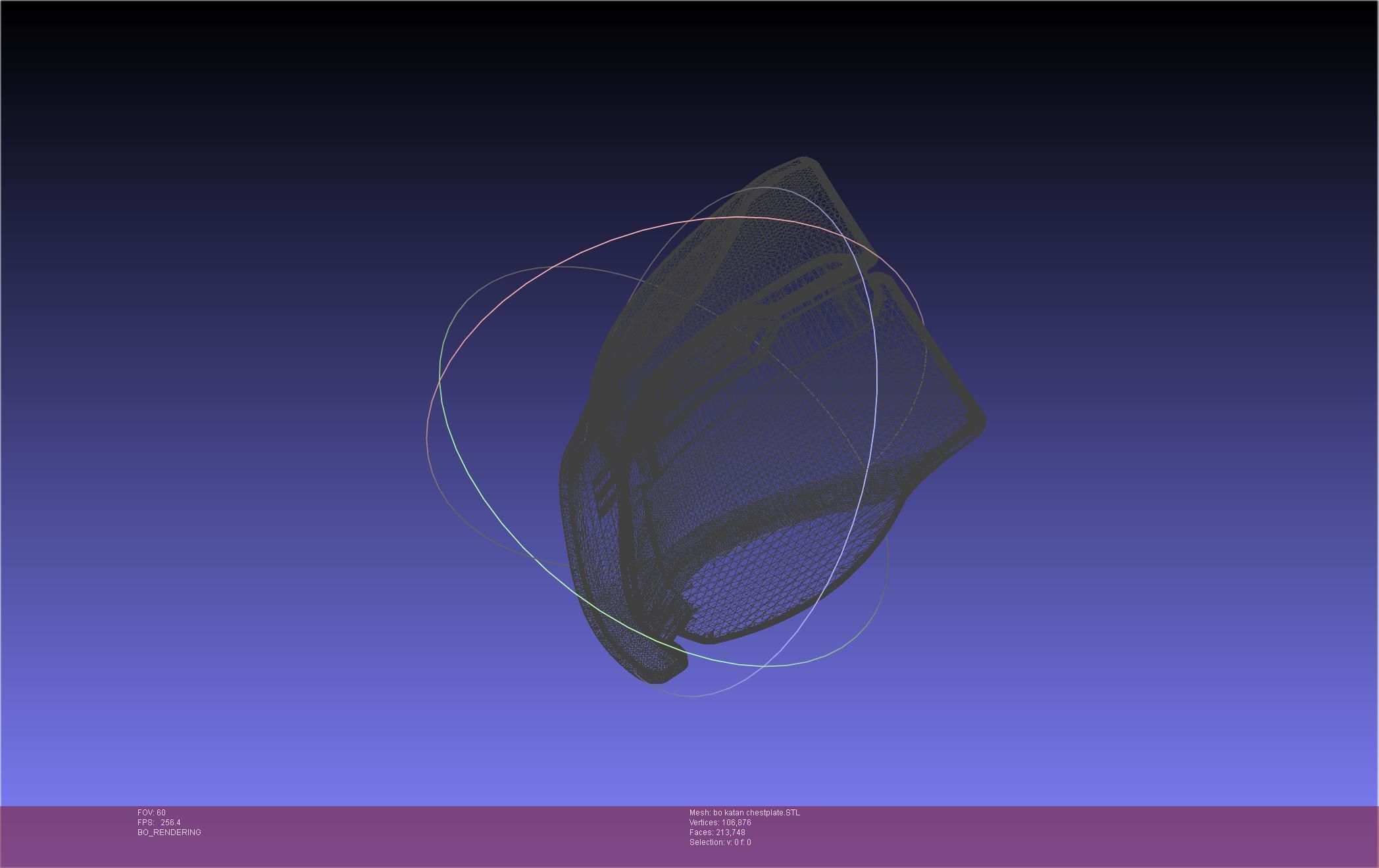 Star Wars The Mandalorian Bo-Katan Chestplate Printable Model 3D print model_45