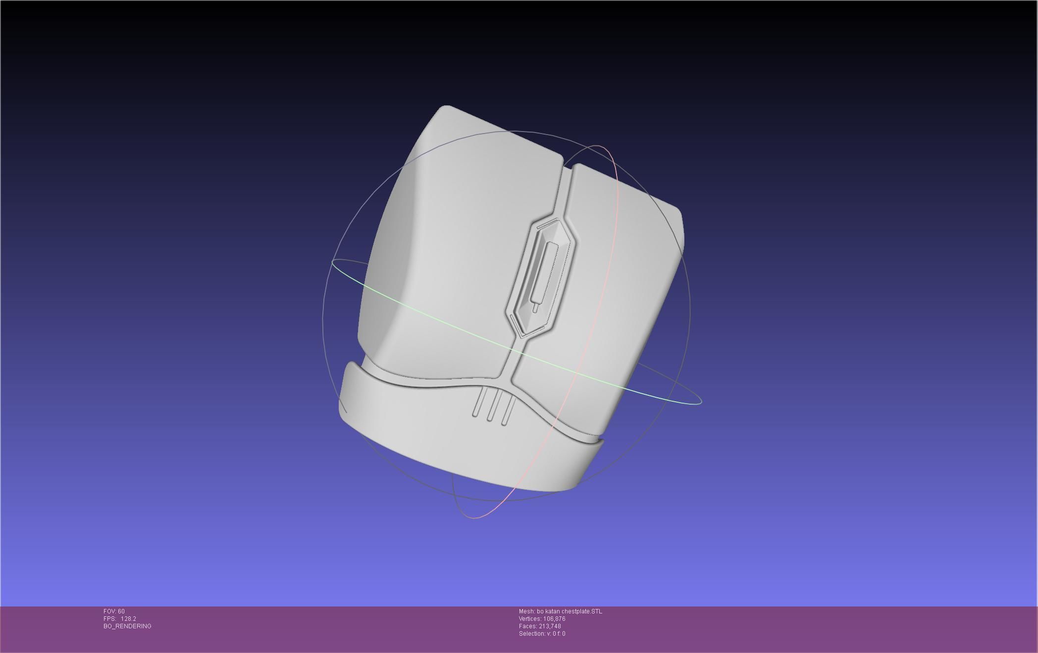 Star Wars The Mandalorian Bo-Katan Chestplate Printable Model 3D print model_28