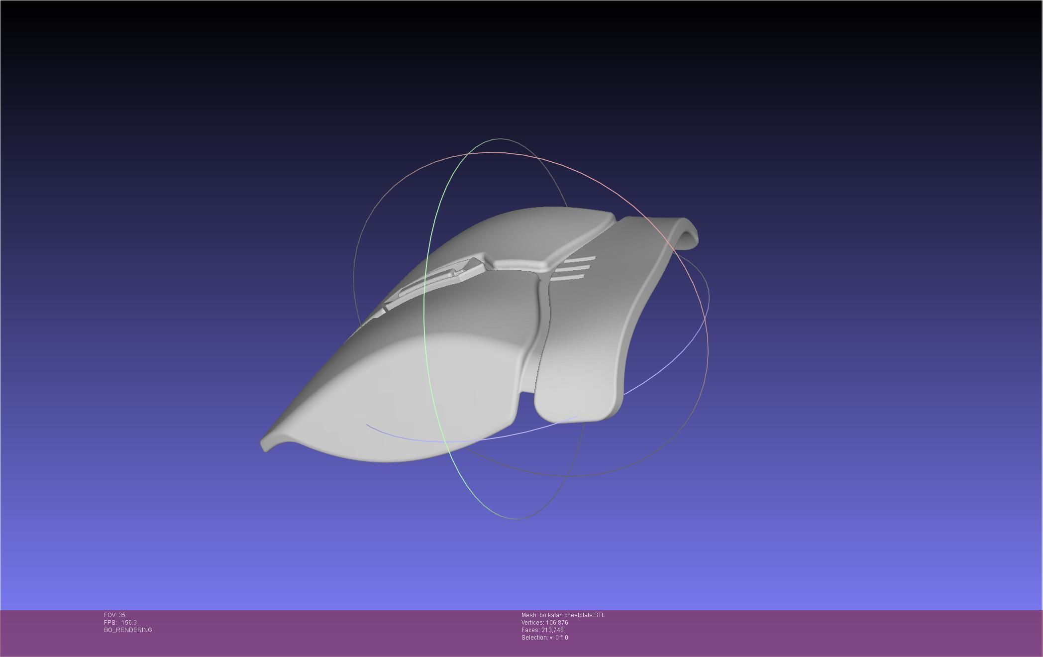 Star Wars The Mandalorian Bo-Katan Chestplate Printable Model 3D print model_99