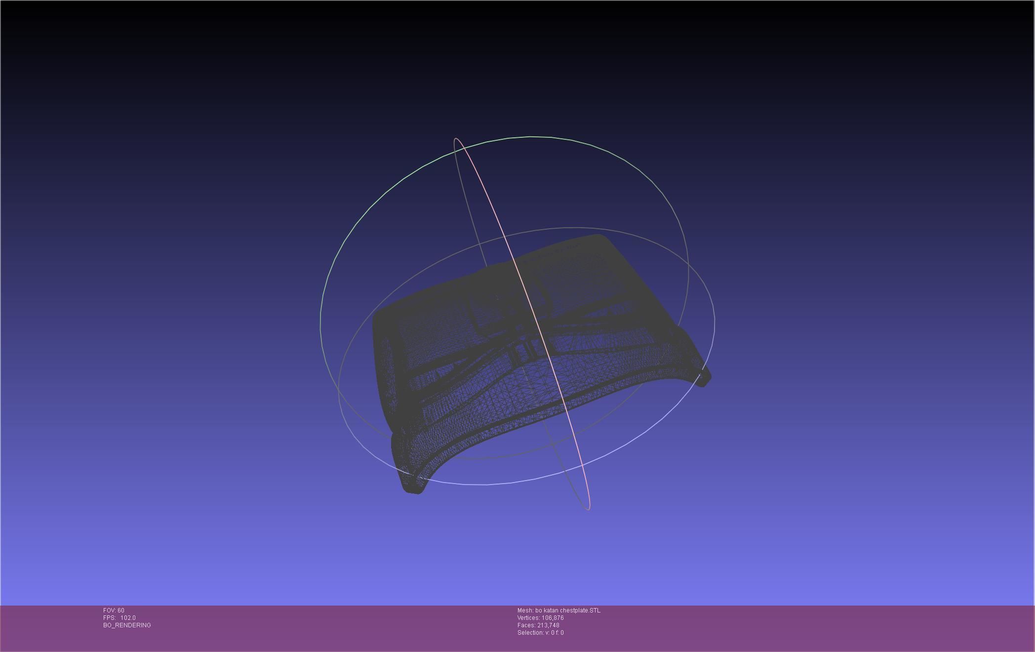 Star Wars The Mandalorian Bo-Katan Chestplate Printable Model 3D print model_47