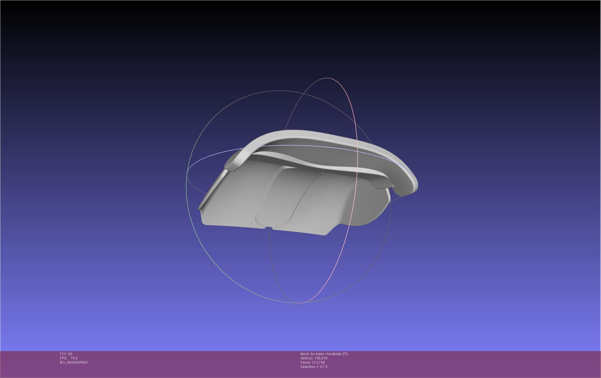 Star Wars The Mandalorian Bo-Katan Chestplate Printable Model 3D print model_15