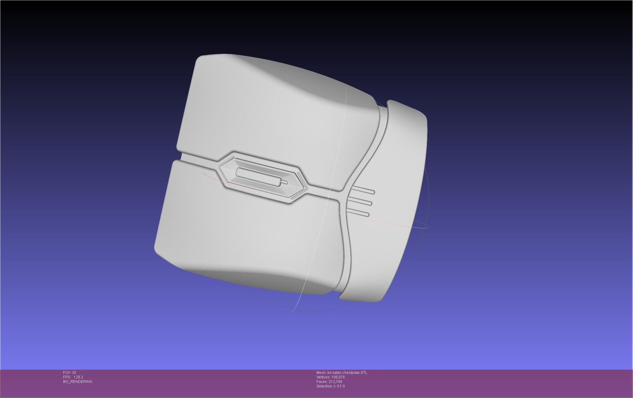 Star Wars The Mandalorian Bo-Katan Chestplate Printable Model 3D print model_106