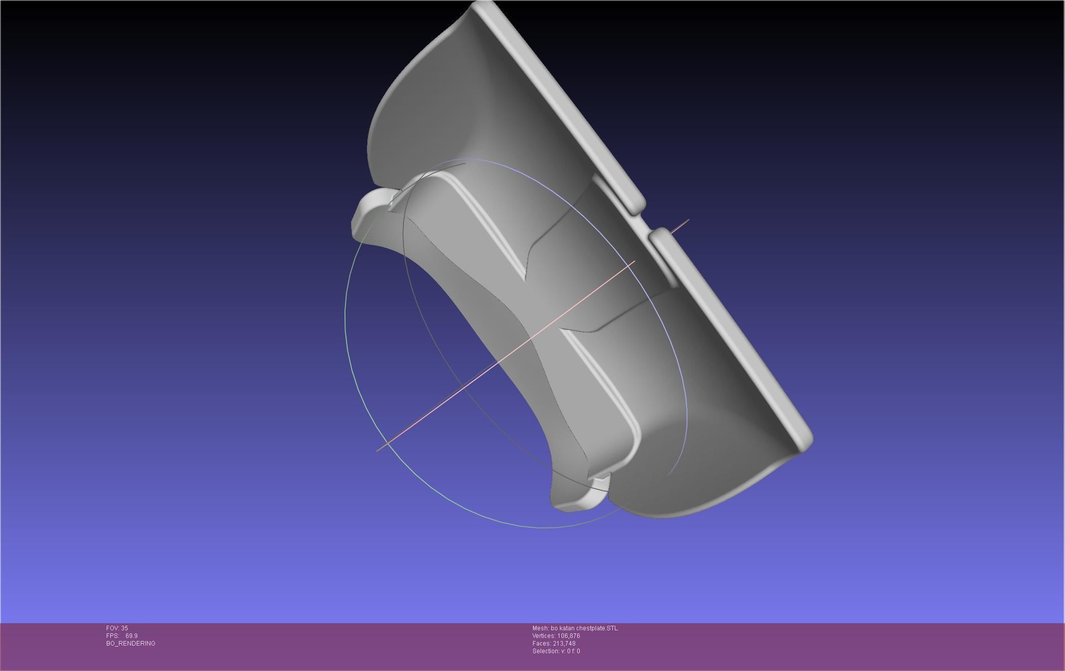 Star Wars The Mandalorian Bo-Katan Chestplate Printable Model 3D print model_89