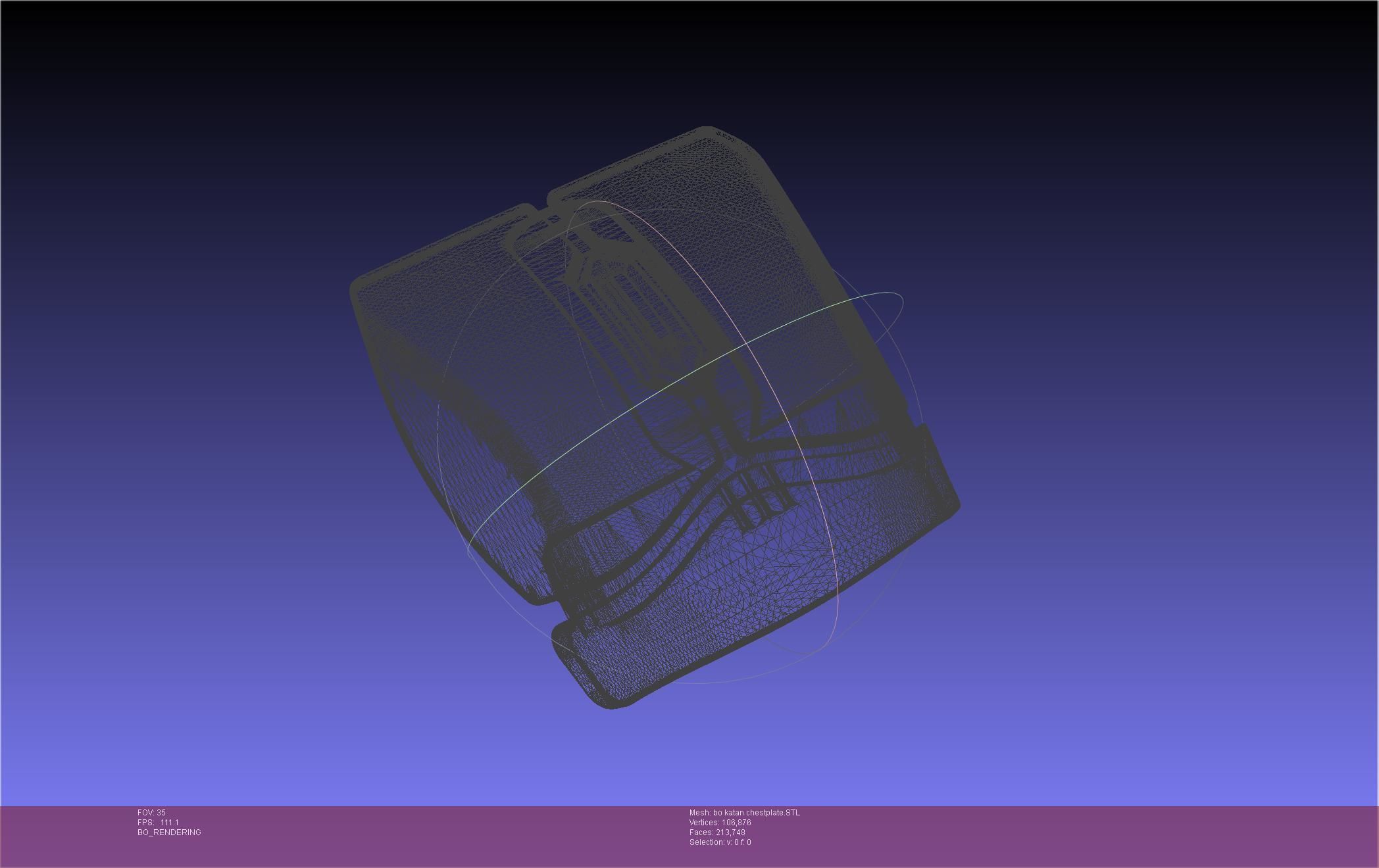 Star Wars The Mandalorian Bo-Katan Chestplate Printable Model 3D print model_74