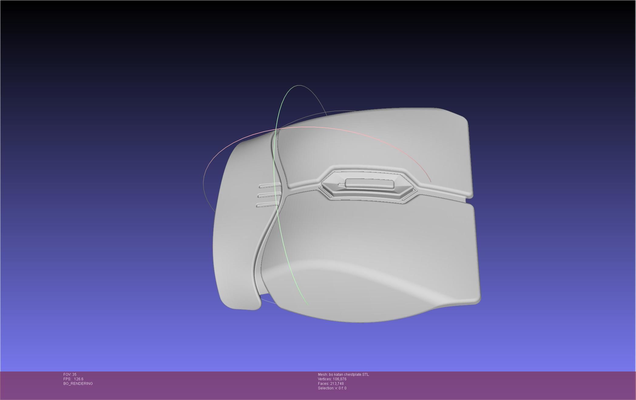 Star Wars The Mandalorian Bo-Katan Chestplate Printable Model 3D print model_117