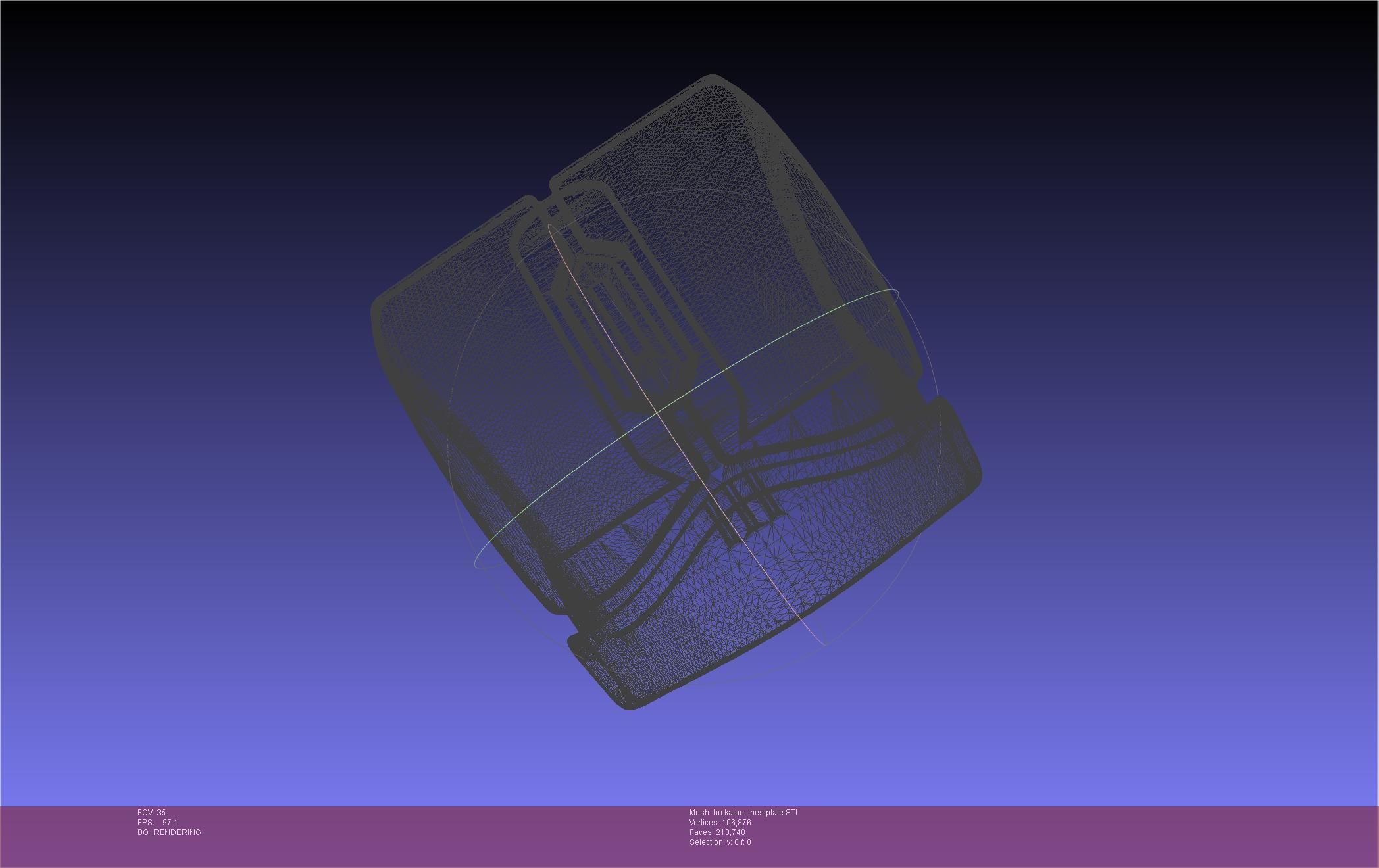 Star Wars The Mandalorian Bo-Katan Chestplate Printable Model 3D print model_73