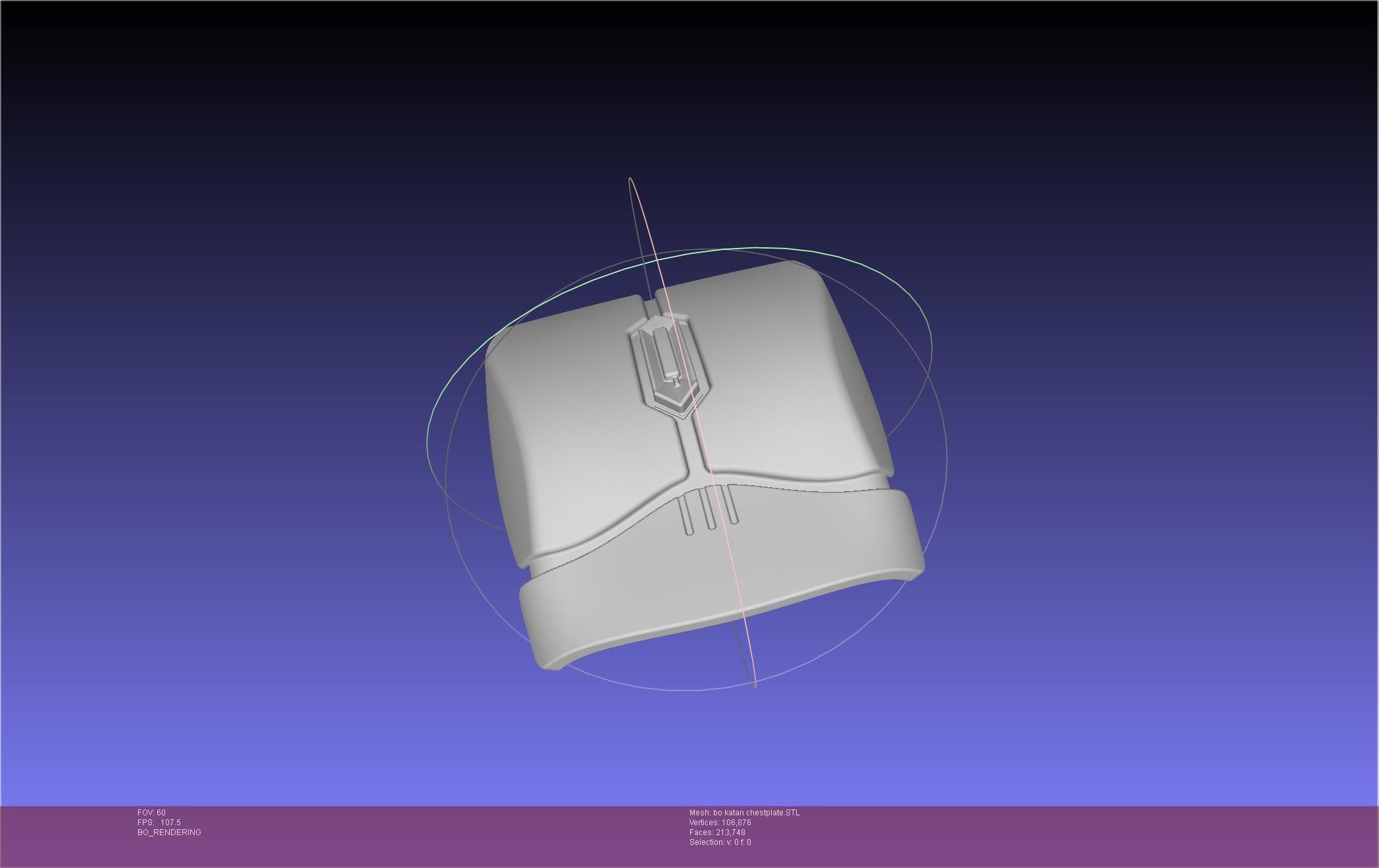 Star Wars The Mandalorian Bo-Katan Chestplate Printable Model 3D print model_37