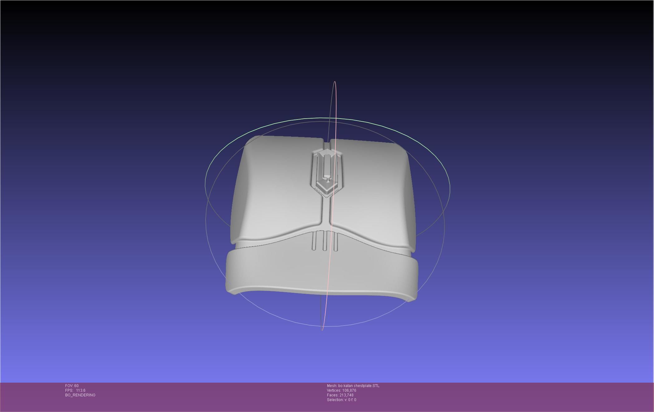 Star Wars The Mandalorian Bo-Katan Chestplate Printable Model 3D print model_14