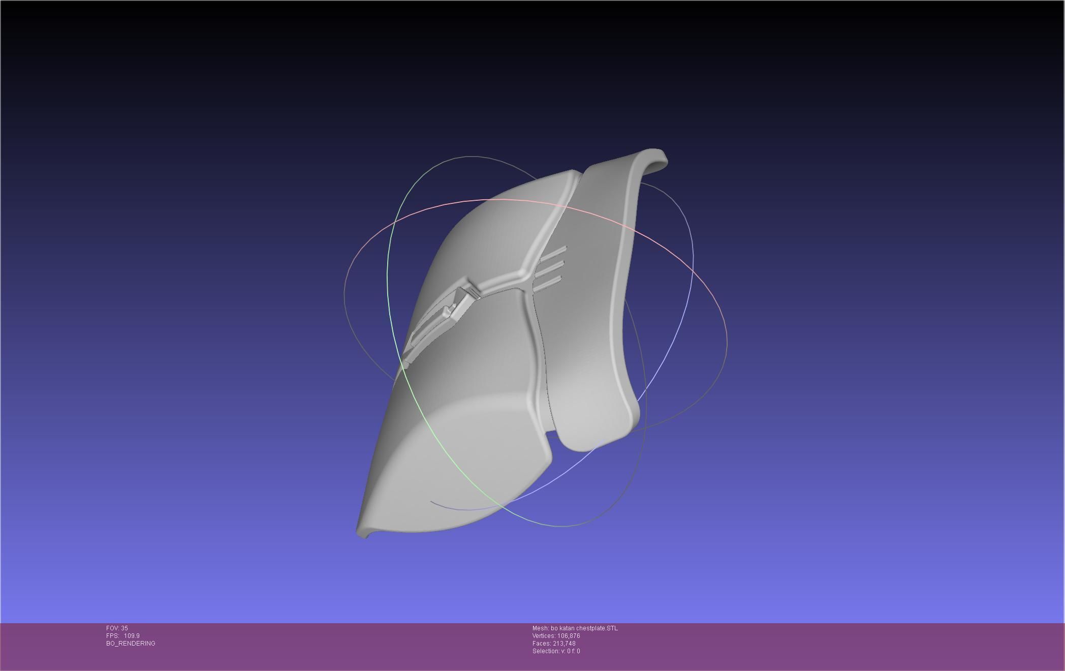 Star Wars The Mandalorian Bo-Katan Chestplate Printable Model 3D print model_114