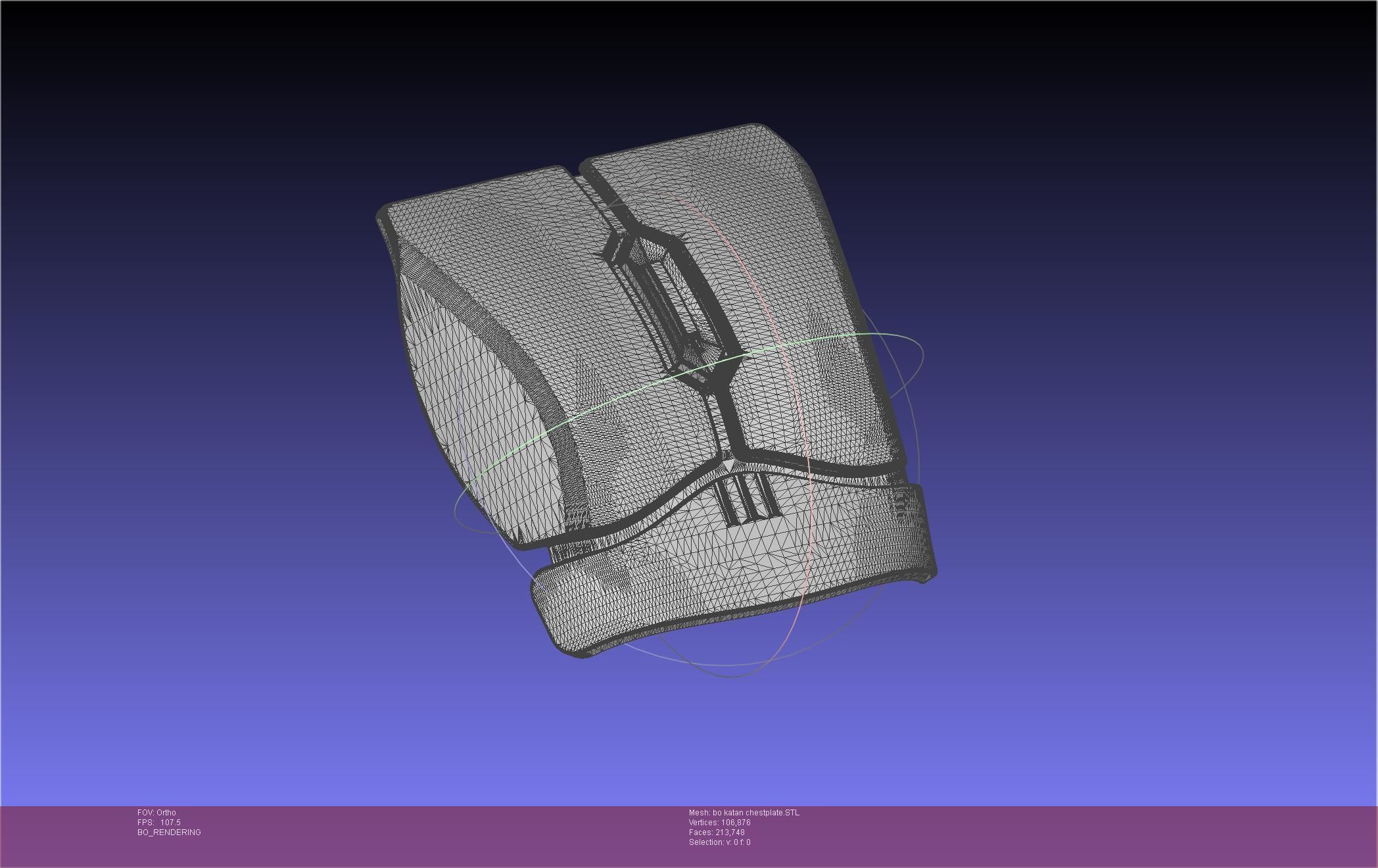 Star Wars The Mandalorian Bo-Katan Chestplate Printable Model 3D print model_65