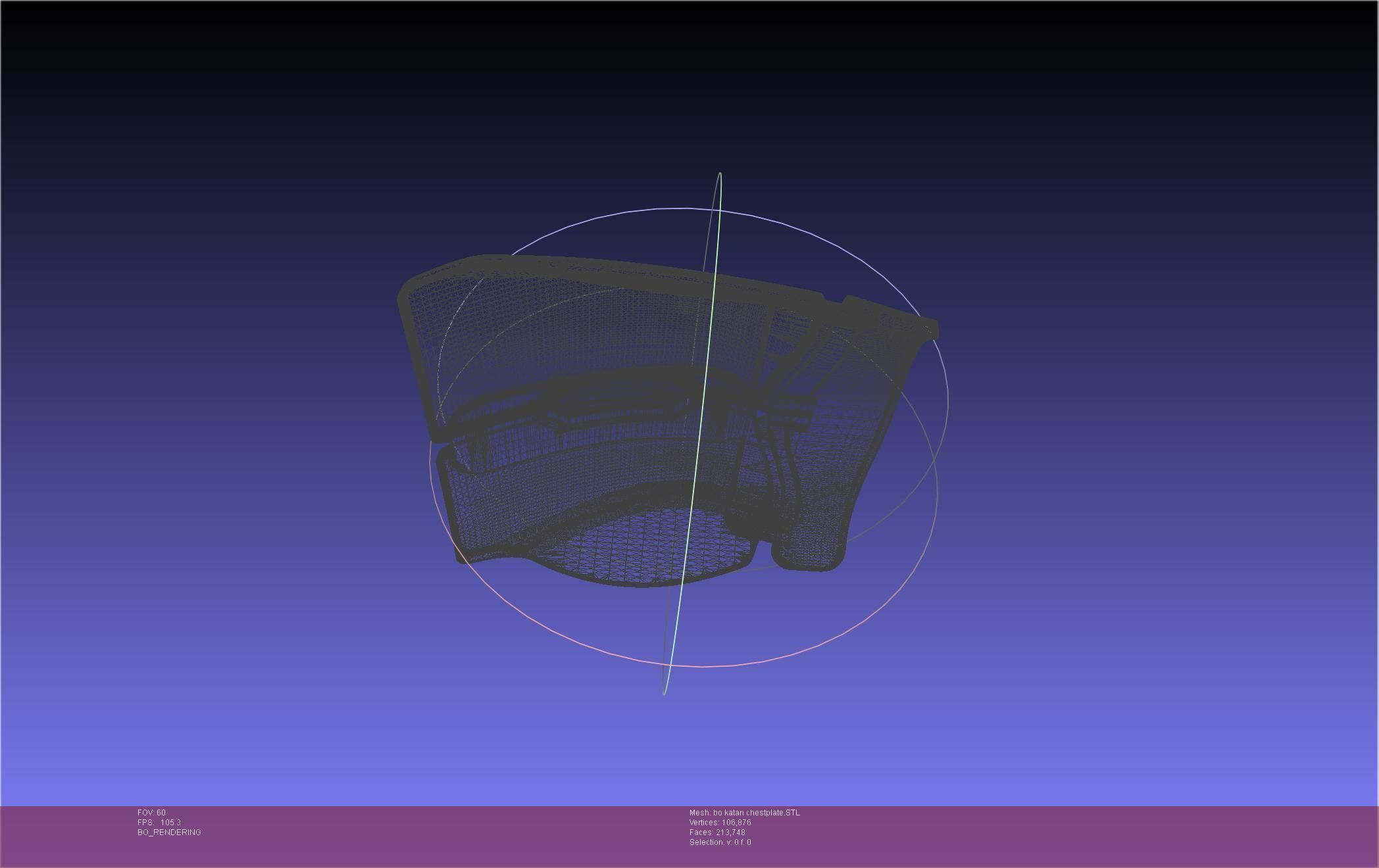Star Wars The Mandalorian Bo-Katan Chestplate Printable Model 3D print model_41