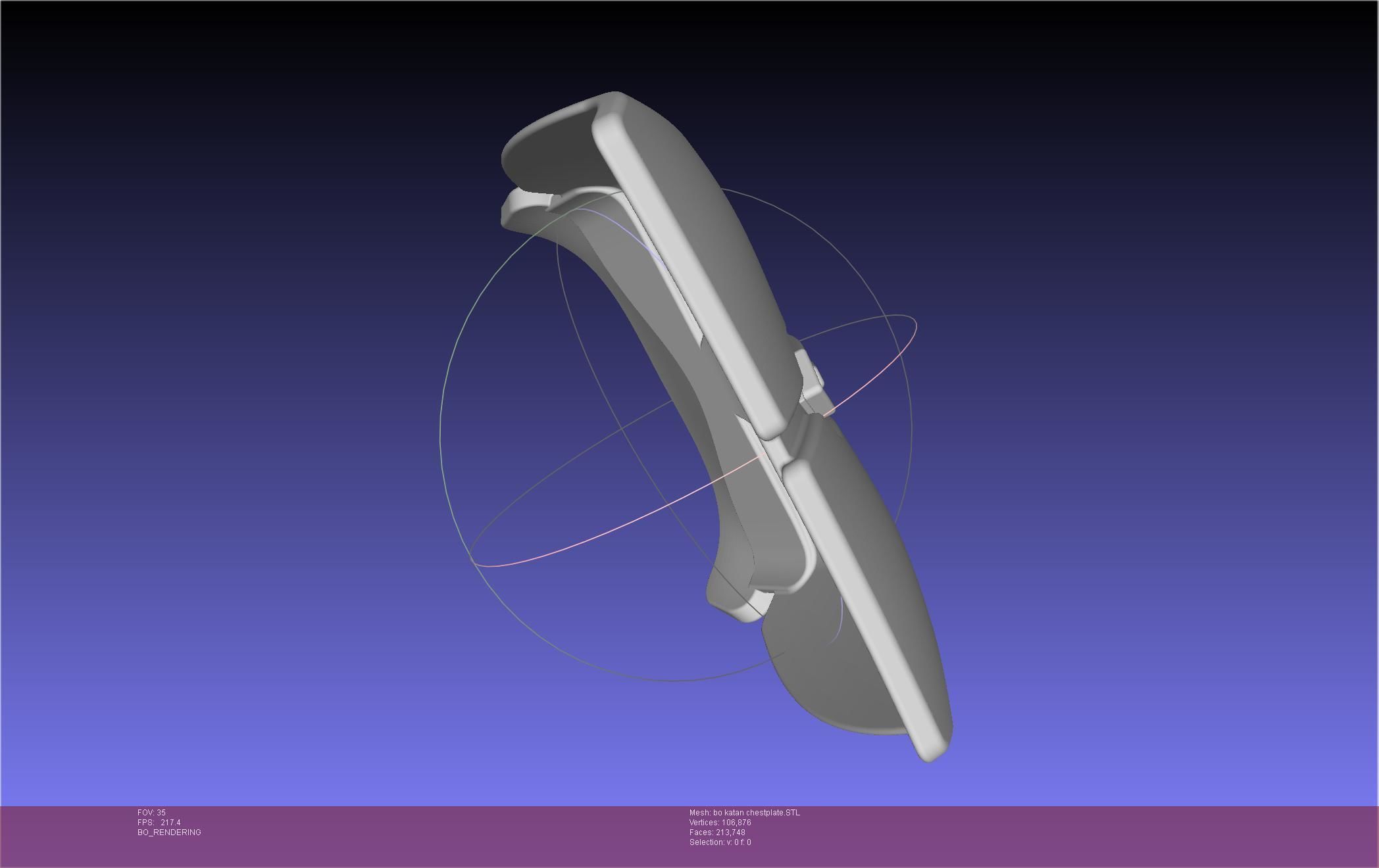 Star Wars The Mandalorian Bo-Katan Chestplate Printable Model 3D print model_87
