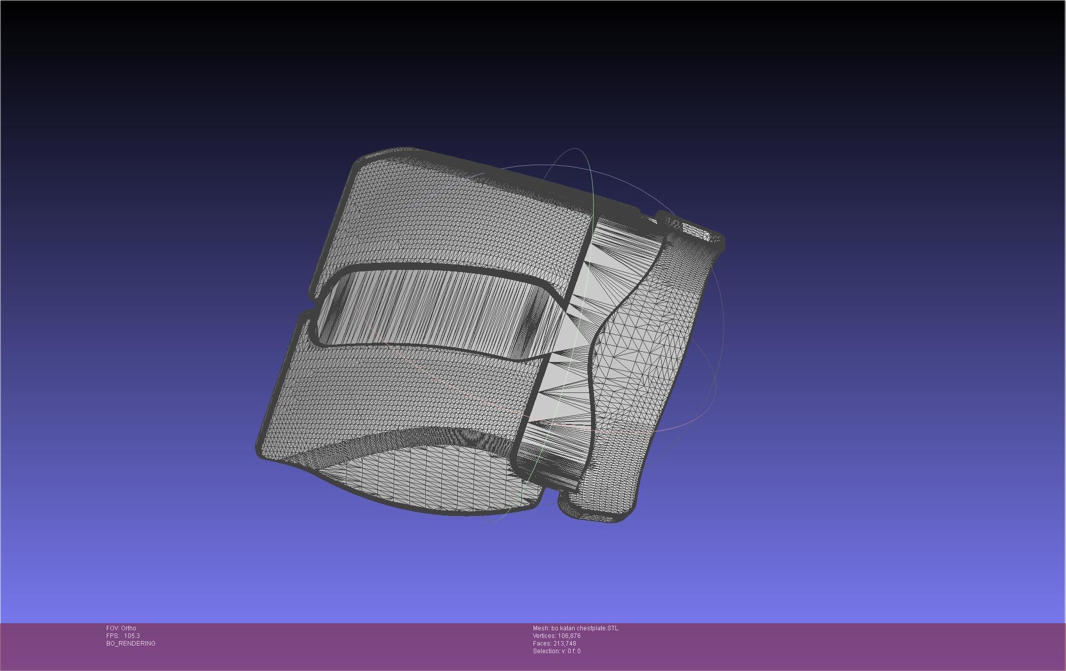 Star Wars The Mandalorian Bo-Katan Chestplate Printable Model 3D print model_70