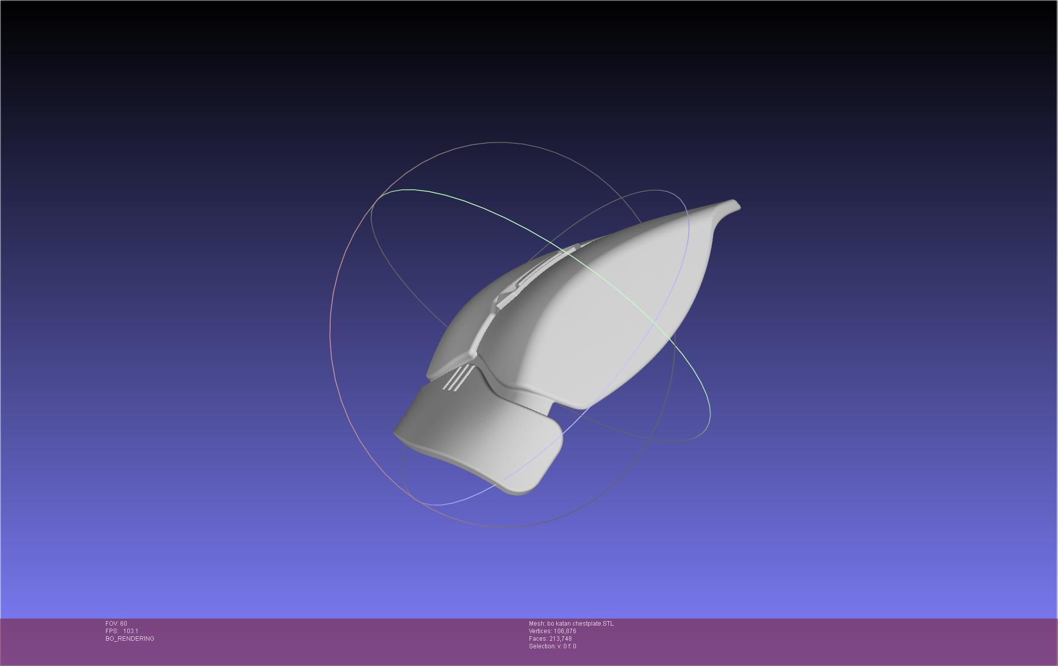 Star Wars The Mandalorian Bo-Katan Chestplate Printable Model 3D print model_19